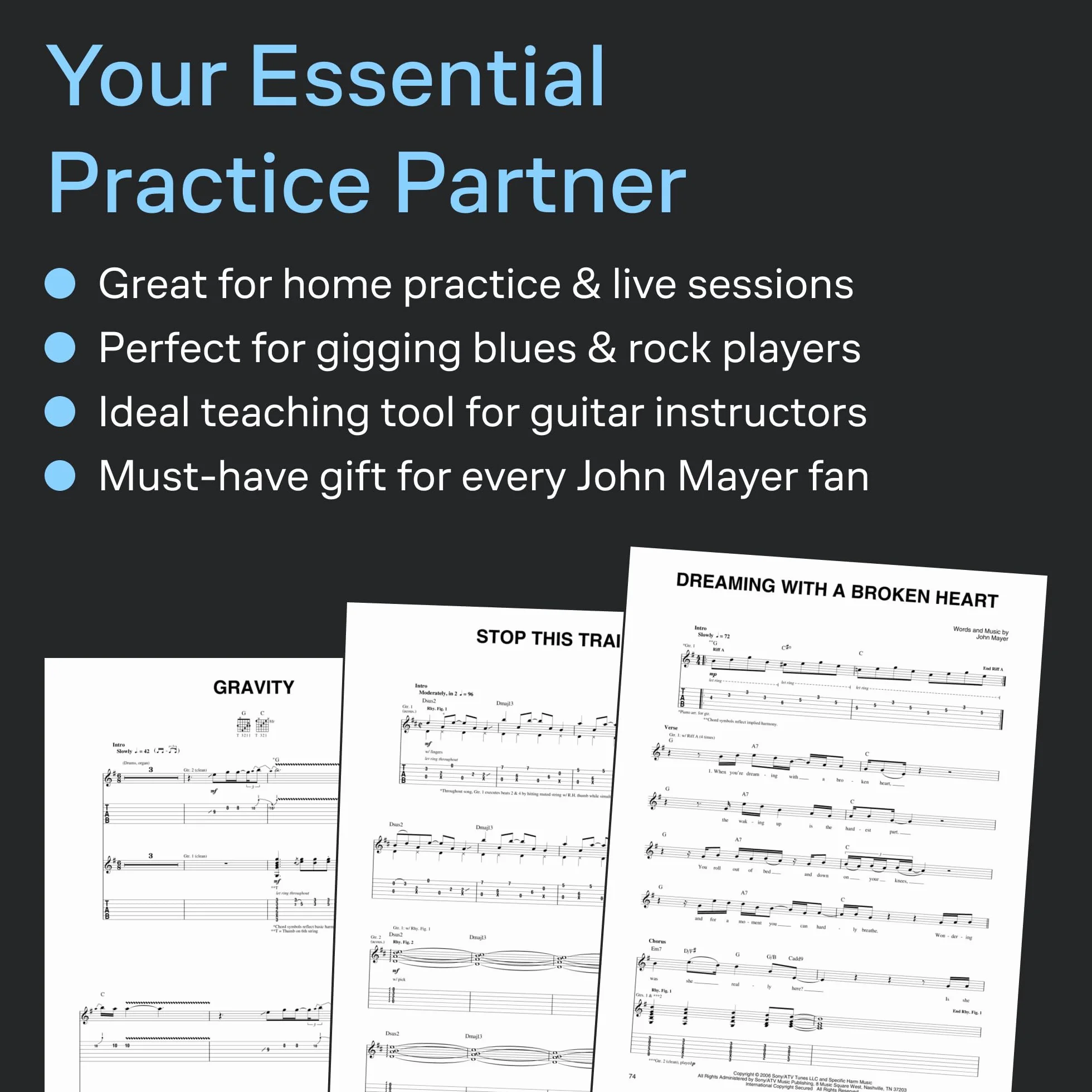 John mayer : continuum - play it like it is - guitar tab: Music by John Mayer