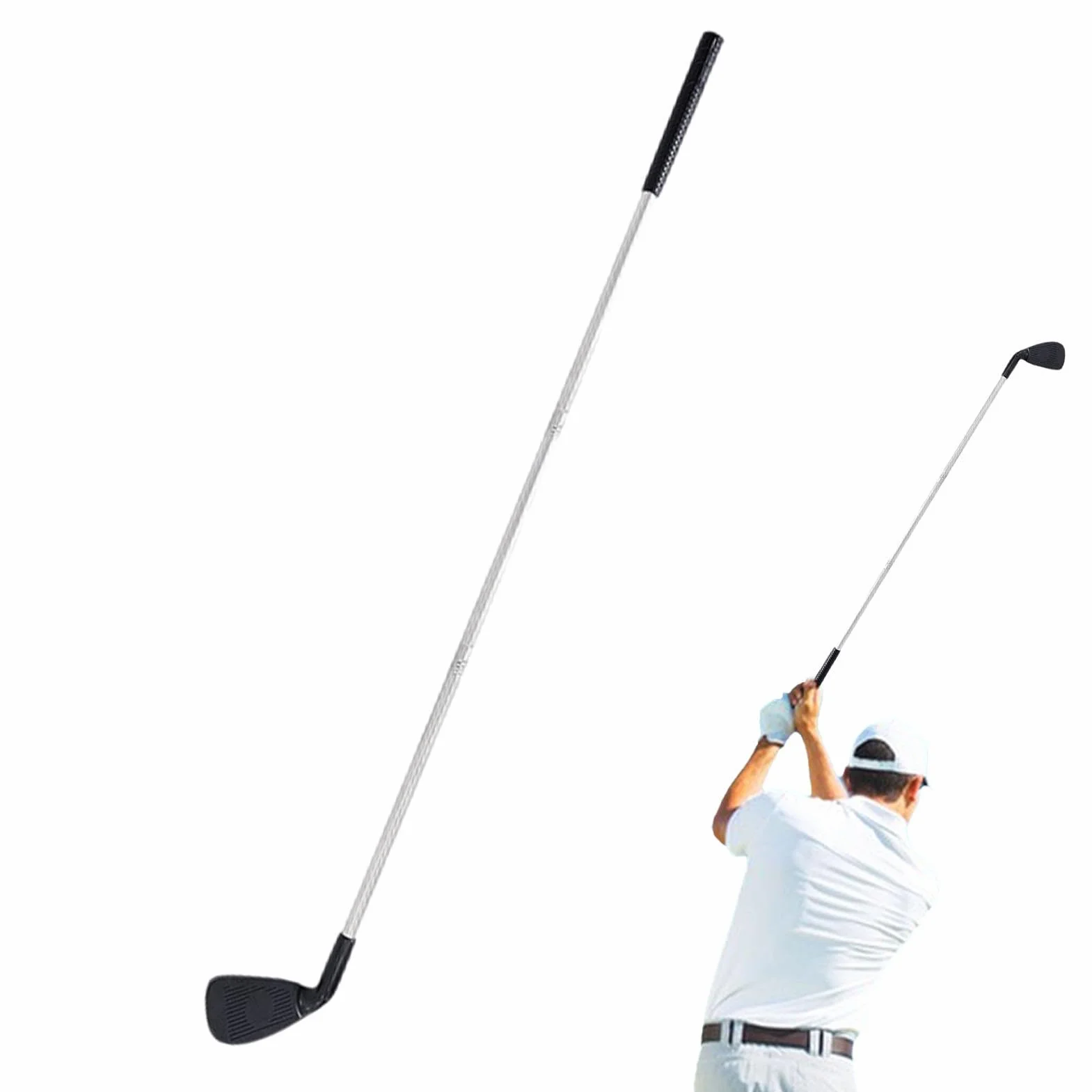 Putter Golf Putter, dwukierunkowy putter golfowy dla mężczyzn, dla prawo/leworęcznych, do użytku wewnątrz i na zewnątrz, mini klub, dla dzieci, młodzieży, dorosłych, do ćwiczeń w domu, do ćwiczeń