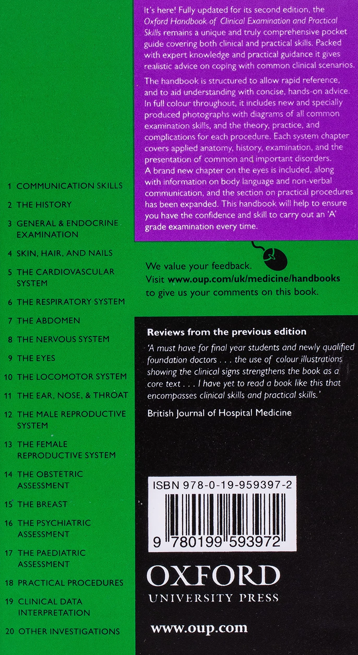 Oxford Handbook of Clinical Examination and Practical Skills