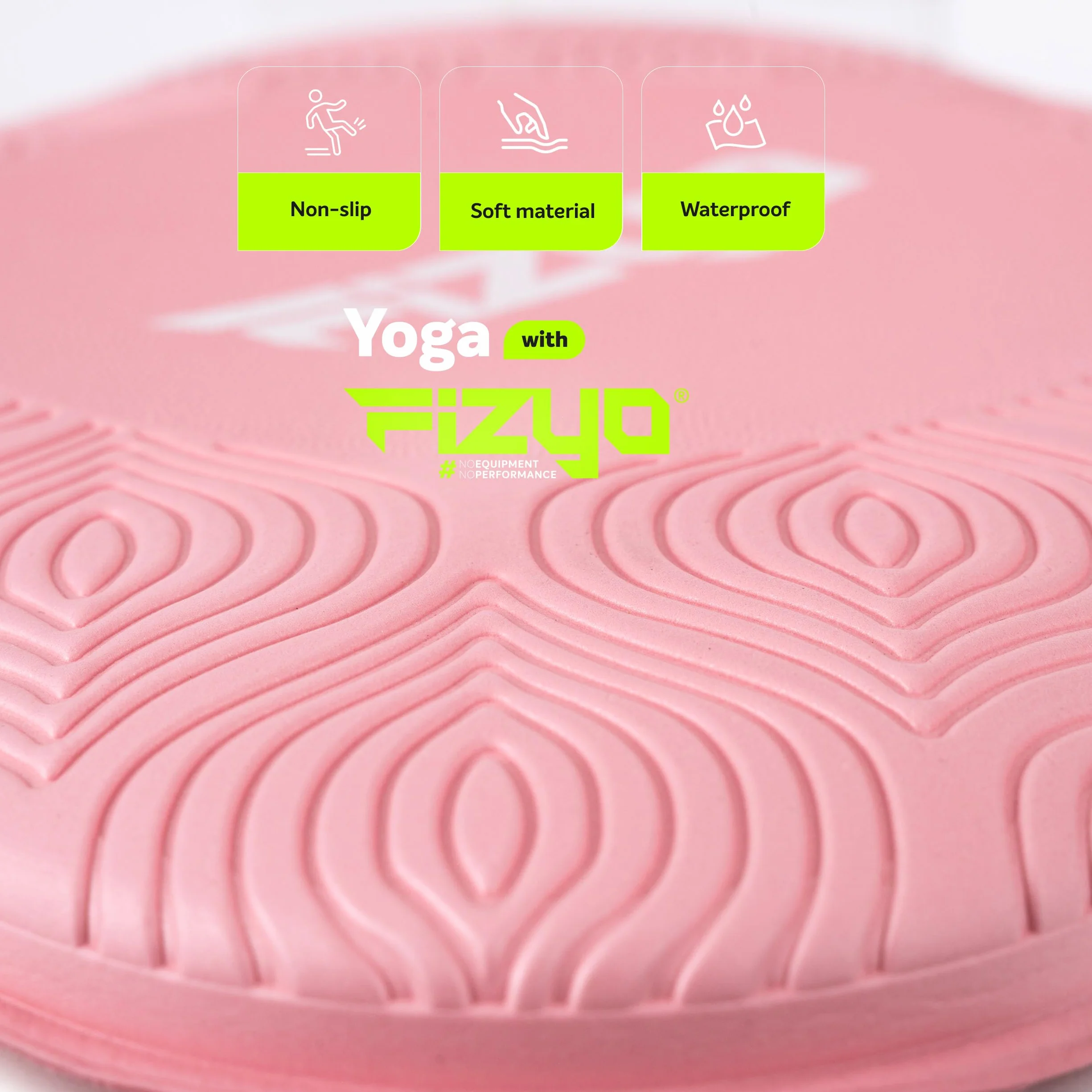 Podkładki pod Kolana do Jogi Antypoślizgowe Amortyzujące Zestaw 2 szt.