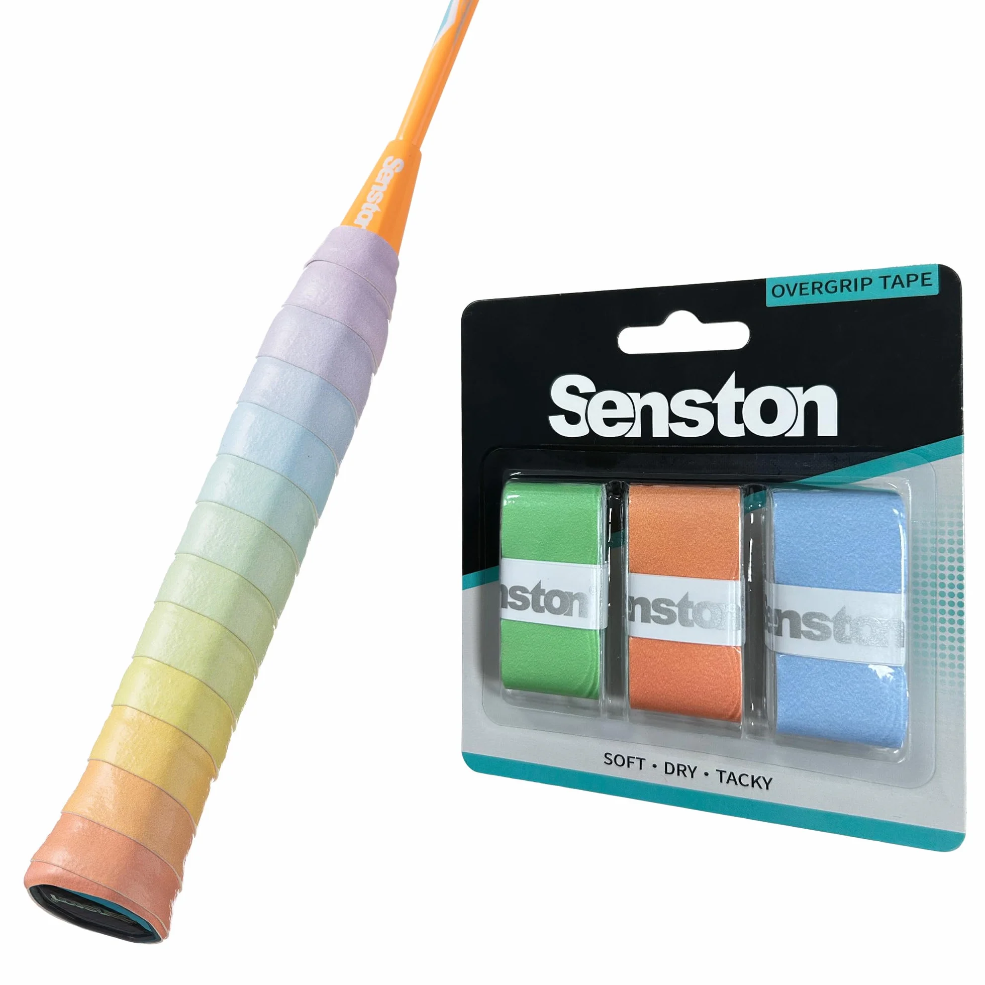 Senston Overgrip taśmy do rakiety tenisa badmintona squasha 3 szt.