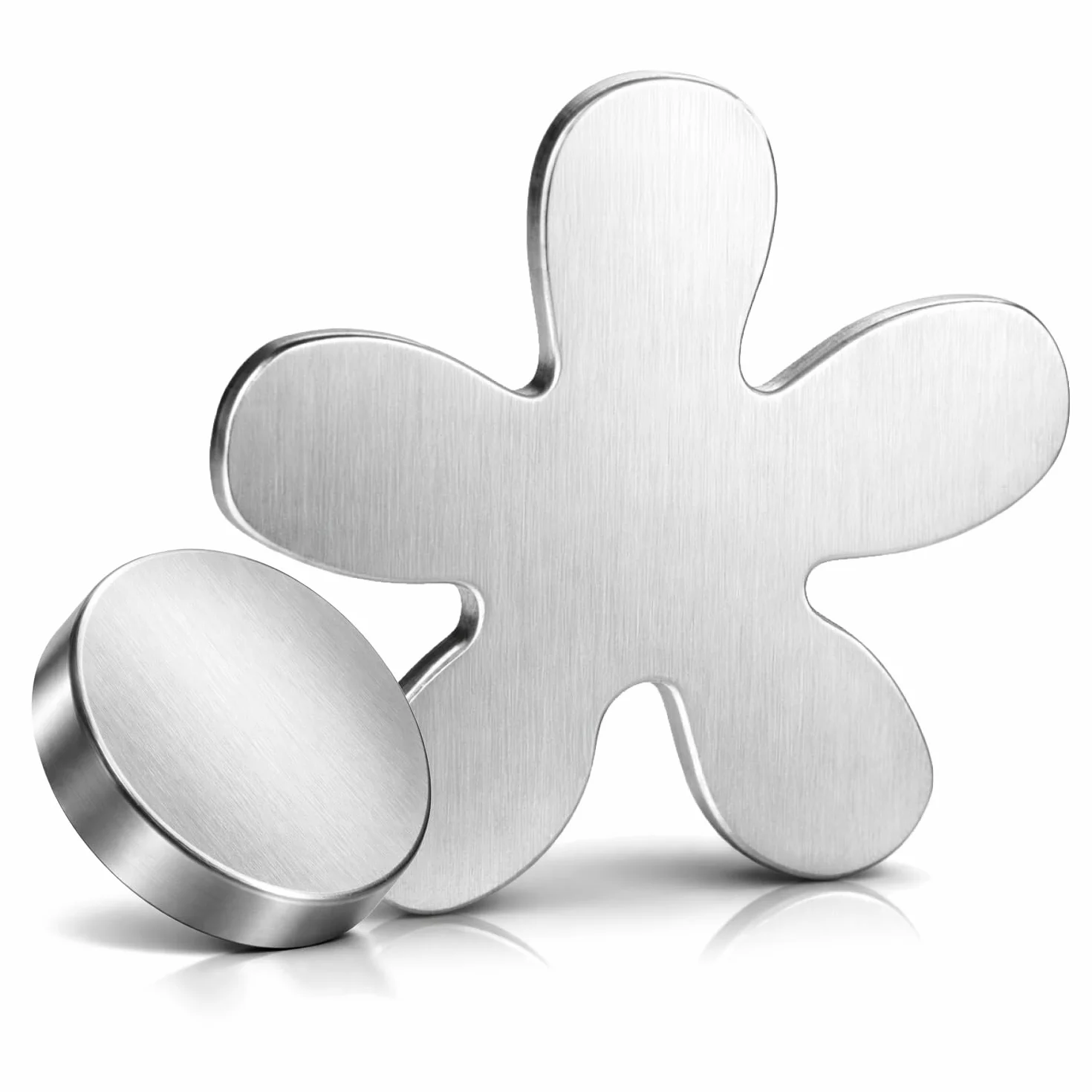 com-four® 8x Obciazniki do Obrusu, Magnetyczne Klipsy ze Stali Nierdzewnej, Ciezkie Uchwyty na Stól Ogrodowy