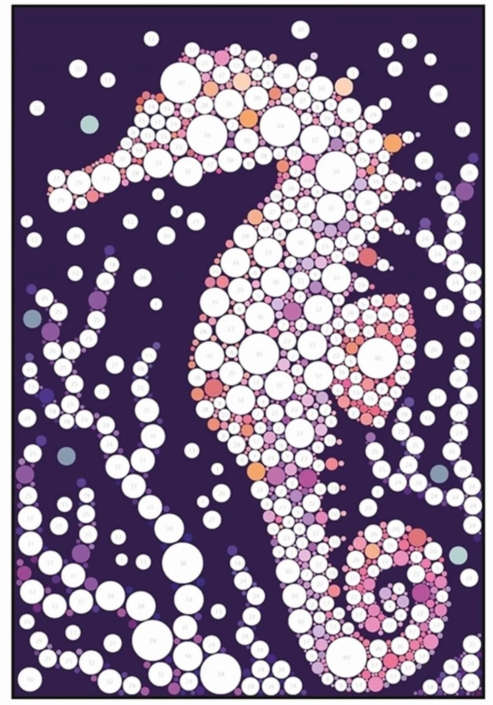 Sticker Dots: Nature: Stunning Sticker by Numbers Challenges