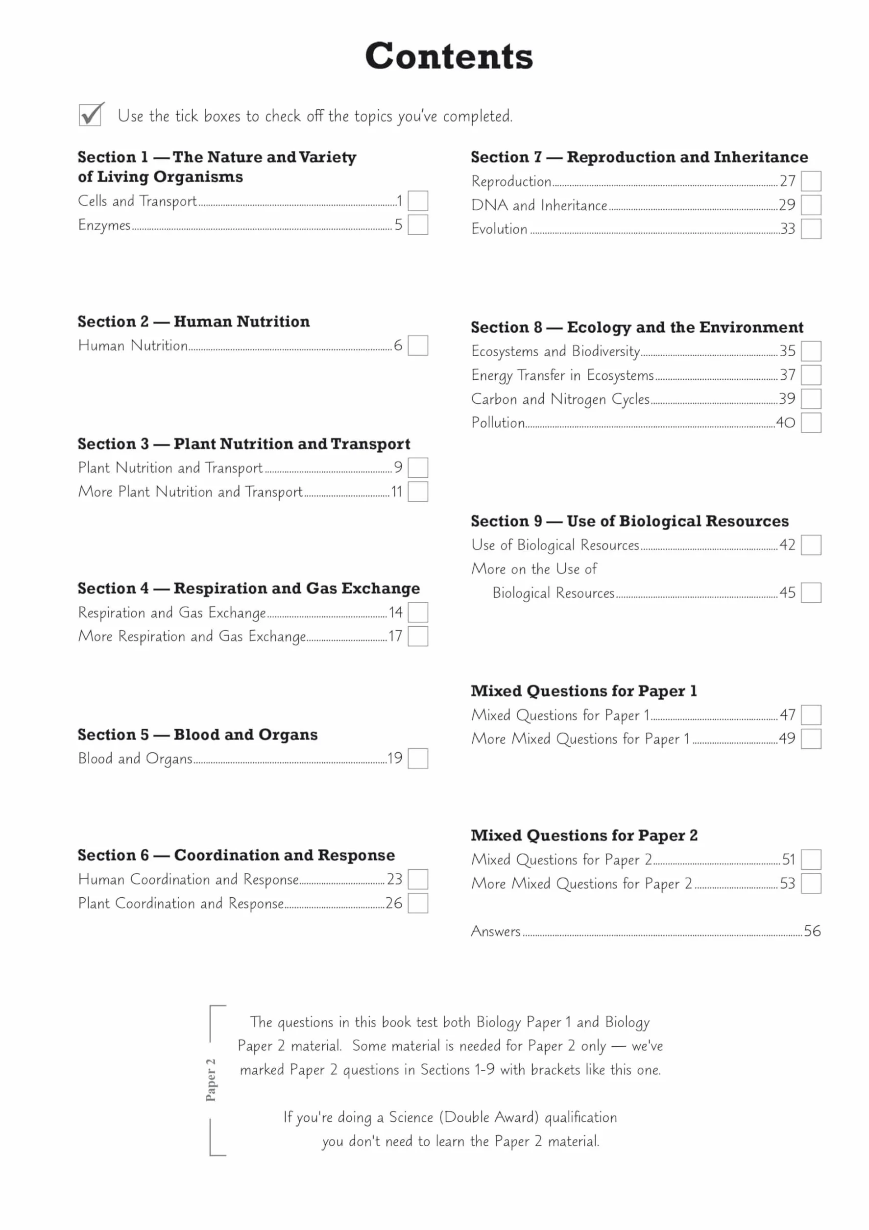 Edexcel International GCSE Biology Grade 8-9 Exam Practice Workbook (with Answers)