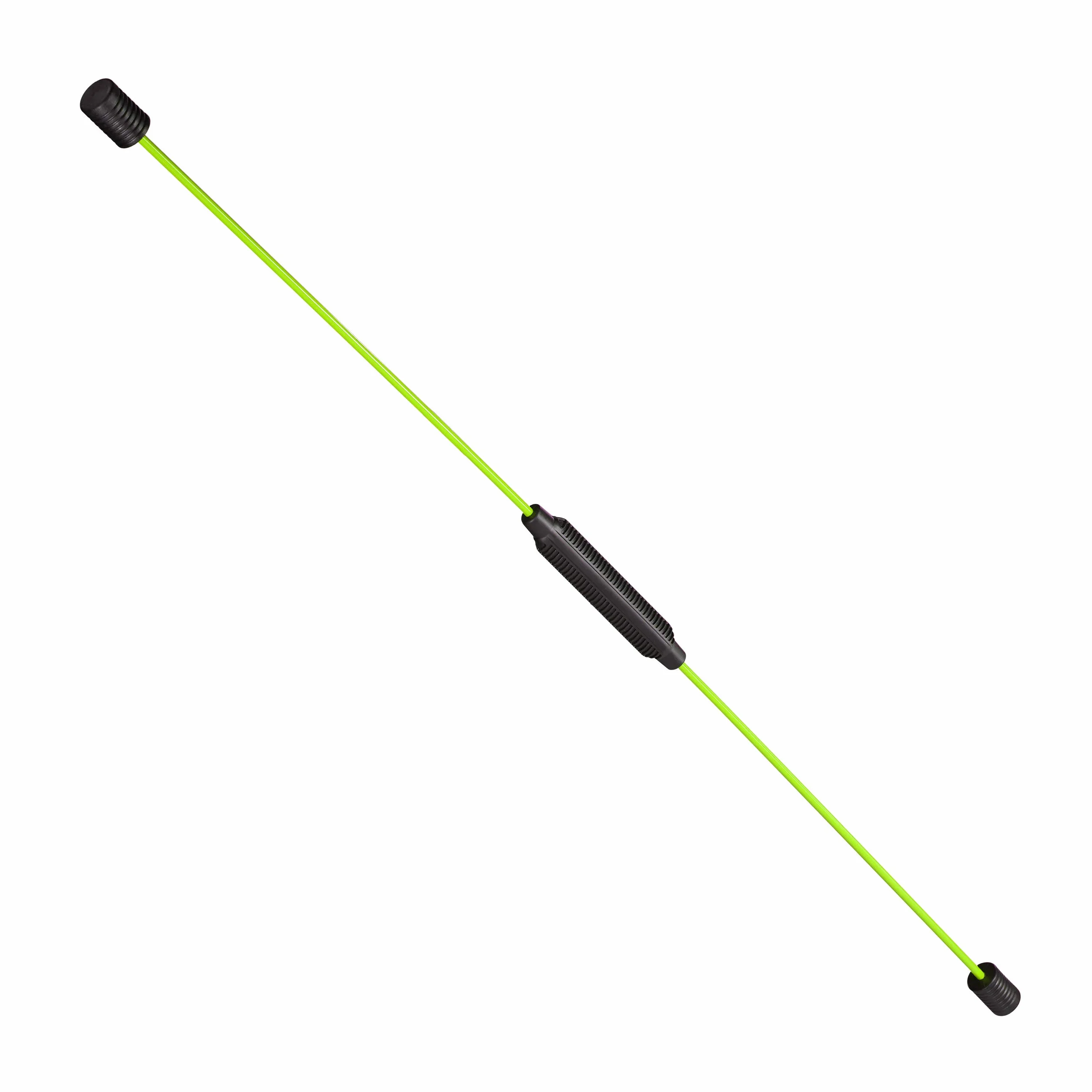 Relaxdays Swingstick, drążek do treningu wibracyjnego, mięśnie głębokie, elastyczny, włókno szklane, 160 cm, żółty neonowy, 1 sztuka