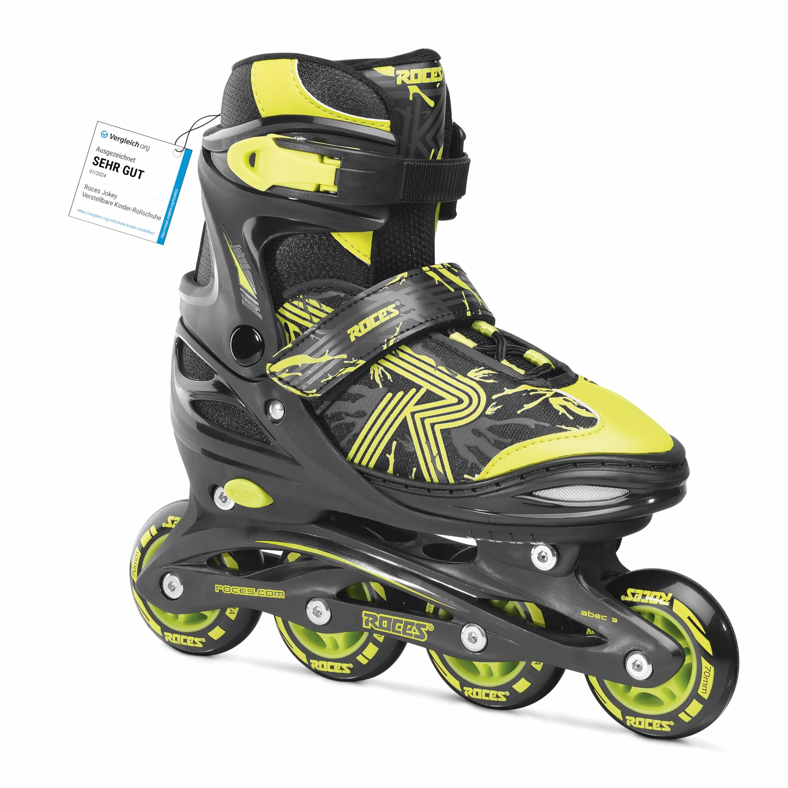 Roces Jokey 3.0 łyżworolki Black-Lime 38