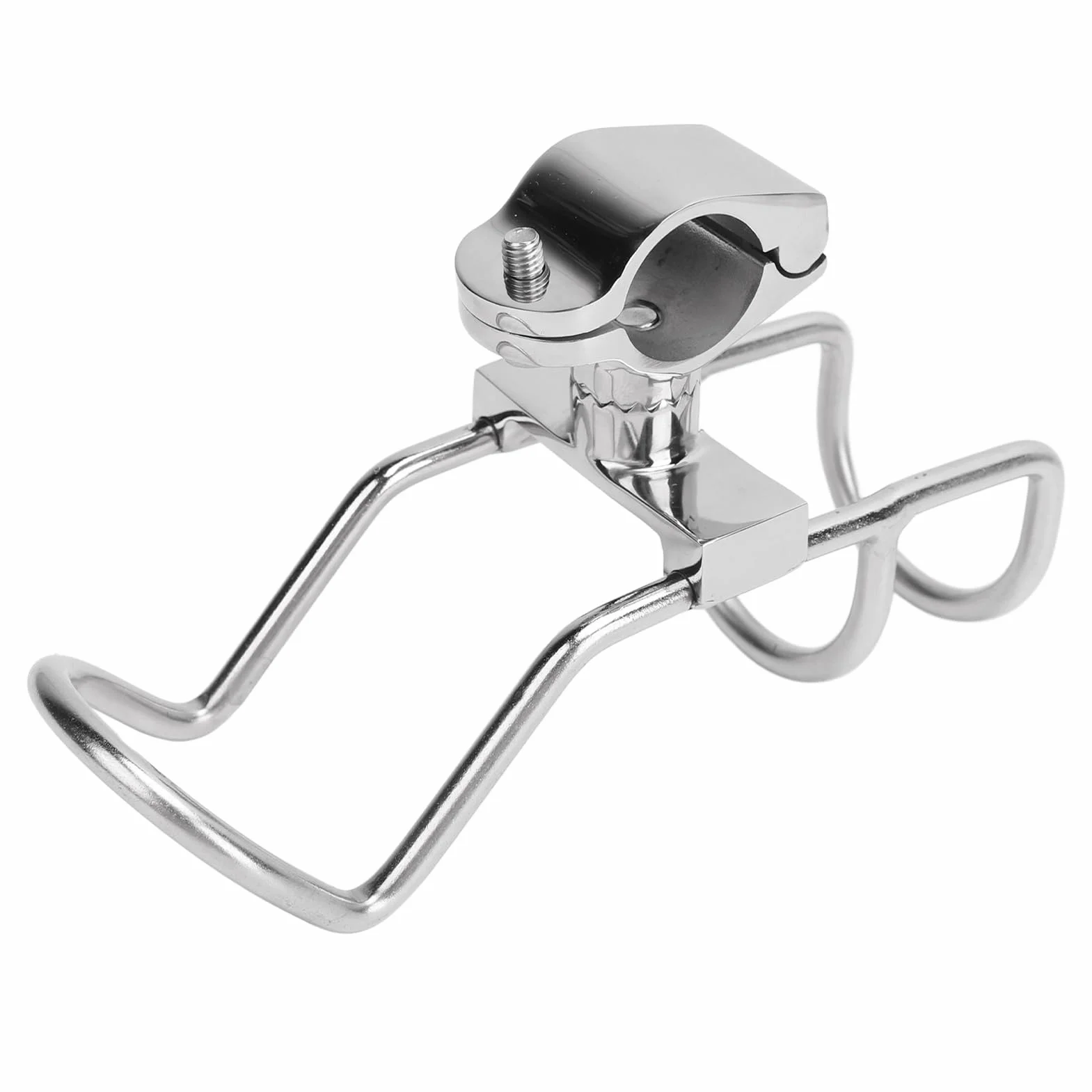 Zacisk Uchwytu na wędkę, Wygodny Uchwyt na wędkę do łodzi, Eleganckie Delikatne Polerowanie Kajaka (32mm)