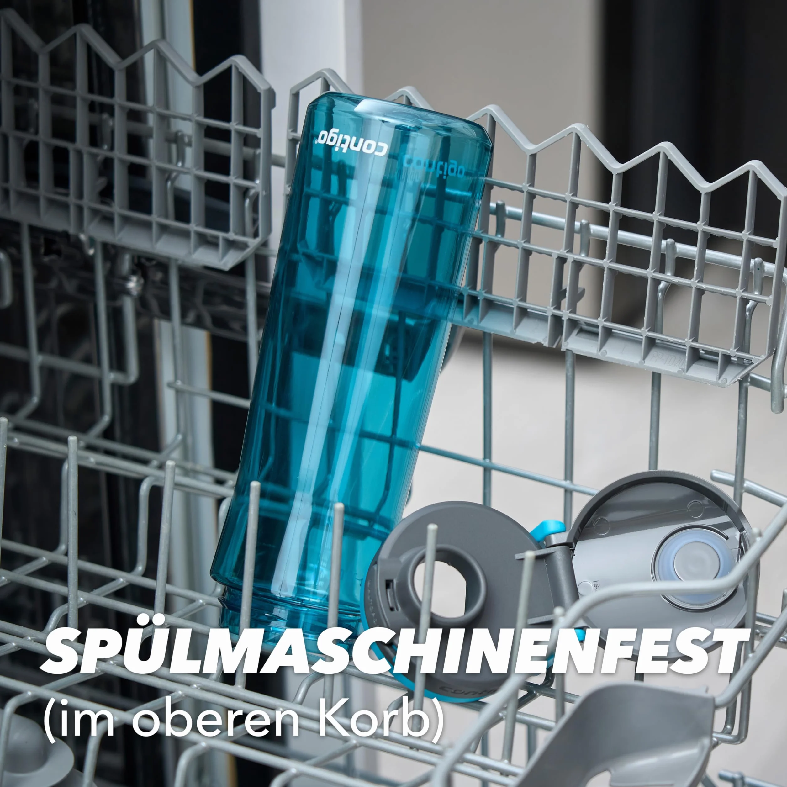 Contigo Jackson Butelka na napoje, duża butelka bez BPA, w 100% szczelna, nadaje się do mycia w zmywarce, do uprawiania sportu, roweru, joggingu, wędrówek, pracy, szkoły, 720 ml