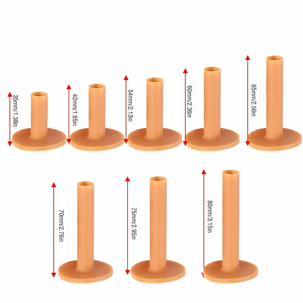Keenso Golf Tees Holder Rubber Driving Range Tee Training Ball Holders Golf Akcesoria dla początkujących golfista