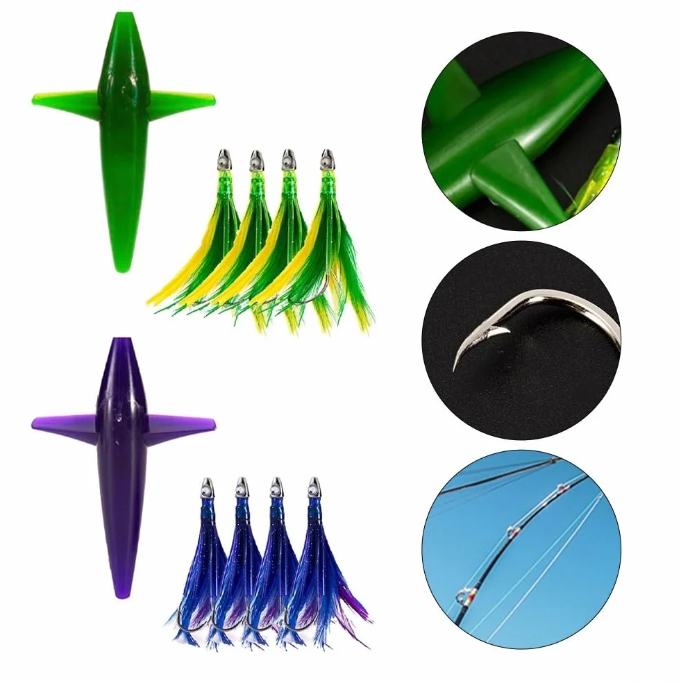 Octopus Skirted Trolling Lure Marlin Tuna Mahi Durado przynęty wędkarskie (niebieska)