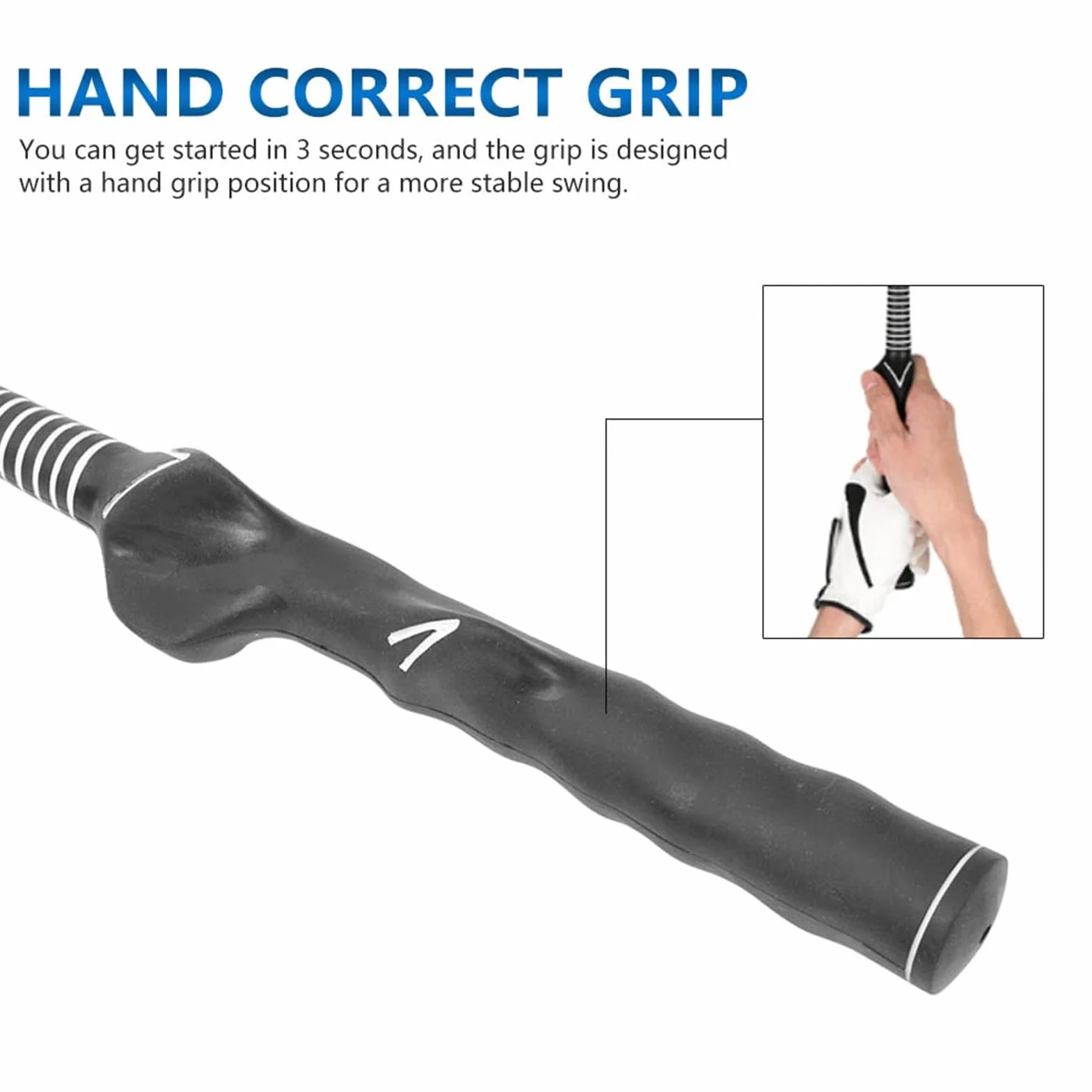 Cocoarm Golf Swing Trainer, pomoc w treningu golfowym, pomoc w treningu golfowym, trening siłowy, przyczepność siły i tempa