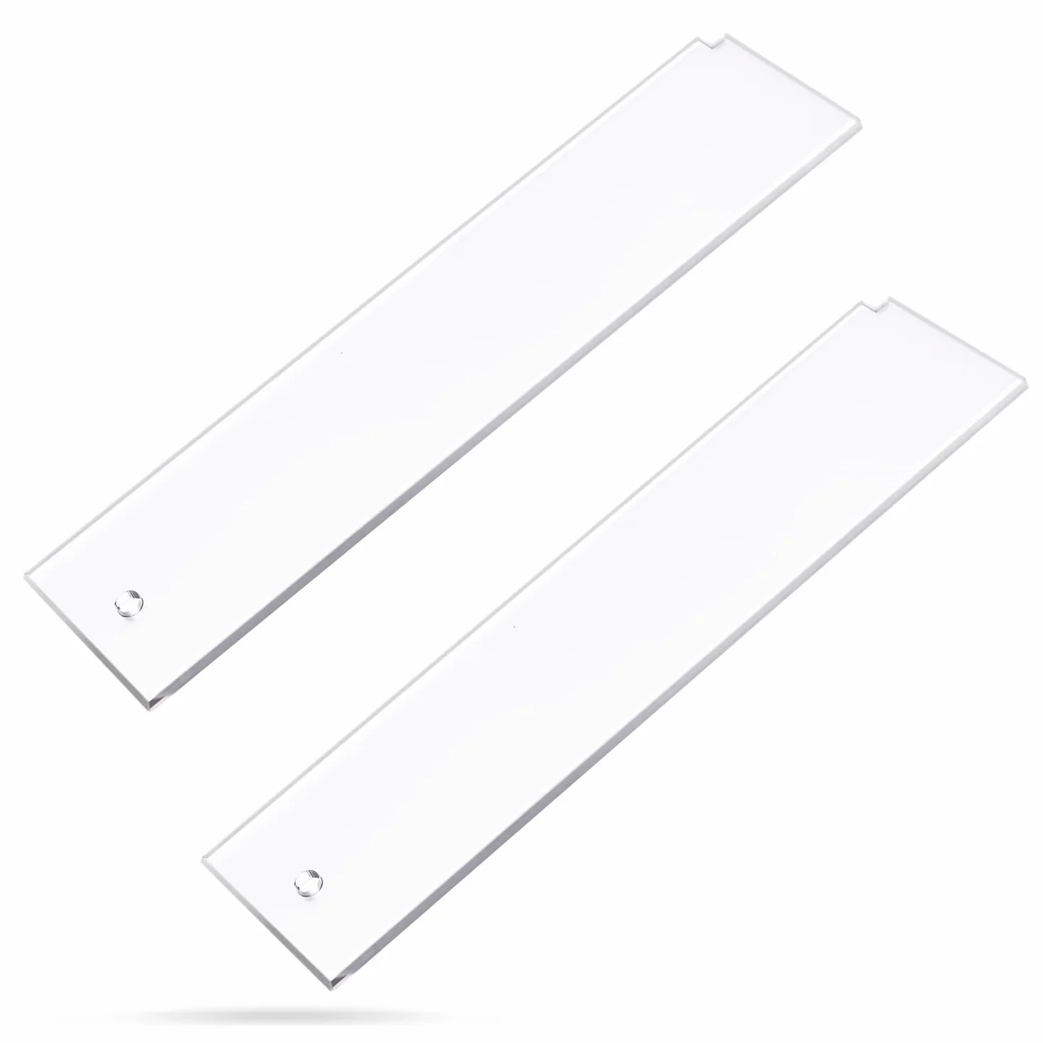 2 Szt. Skrobaczka do Wosku do Nart, 23x5,7cm Skrobaczka do Wosku do Snowboardu Plastik Srodek do Usuwania Wosku do Nart na Zewnatrz Sport Narciarstwo Snowboard Konserwacja Narzedzie