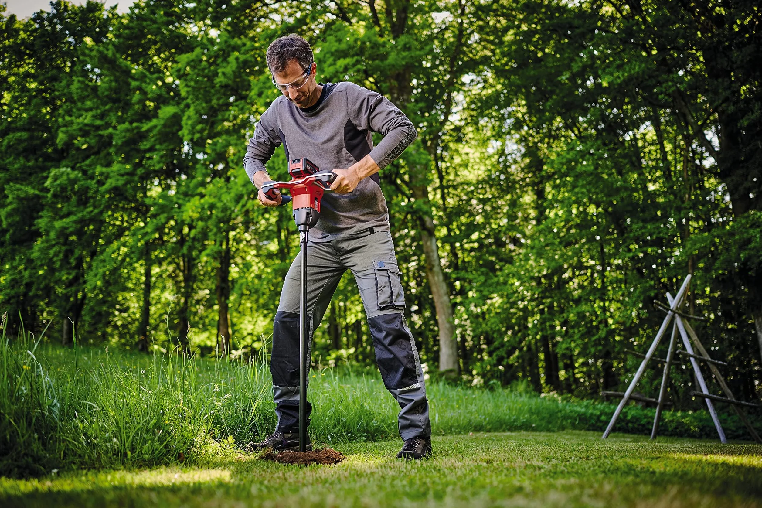 Oryginalne Einhell przedłużenie świdra ziemnego do GP-EA 18/150 Li BL (akcesorium do akumulatorowego świdra ziemnego Einhell GP-EA 18/150 Li BL, dł. 100 cm)