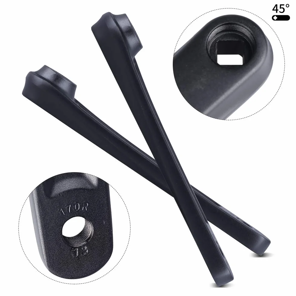 Ramiona korbki rowerowej 170 mm aluminium część zamienna do rowerów elektrycznych