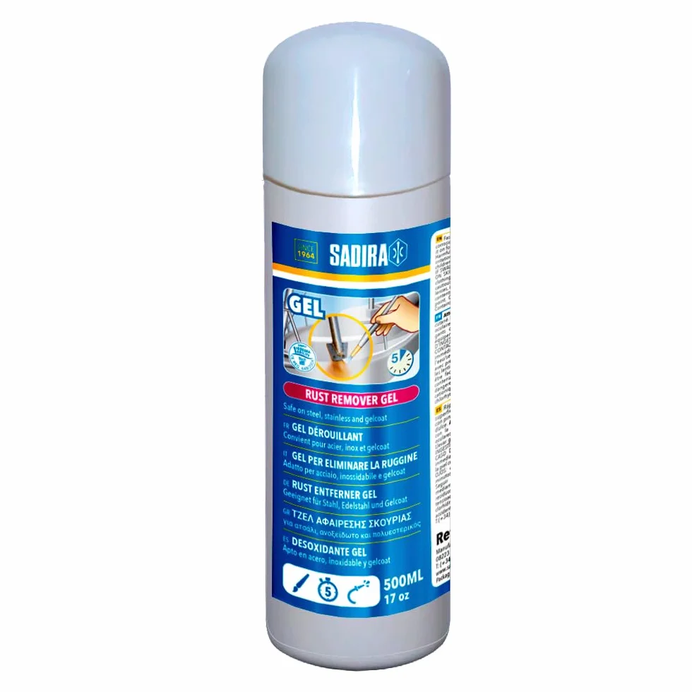 Sadira Żel odutleniający 500 ml | Środek do usuwania rdzy do stali i stali nierdzewnej