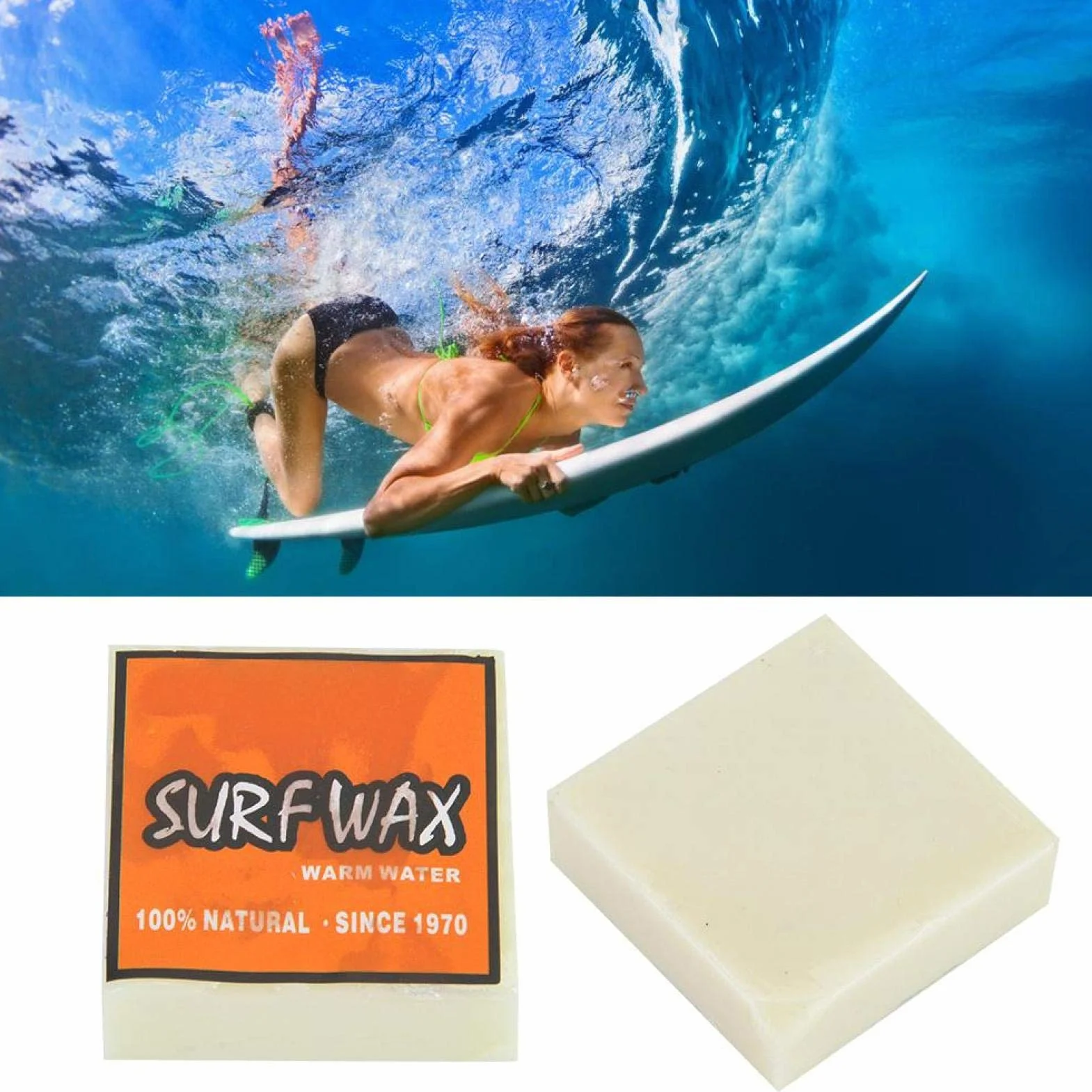 Alomejor Wosk surfingowy trwały wosk deskorolkowy surfowanie deska surfingowa wosk antypoślizgowy wosk surfingowy do deski surfingowej wosk do deski desce
