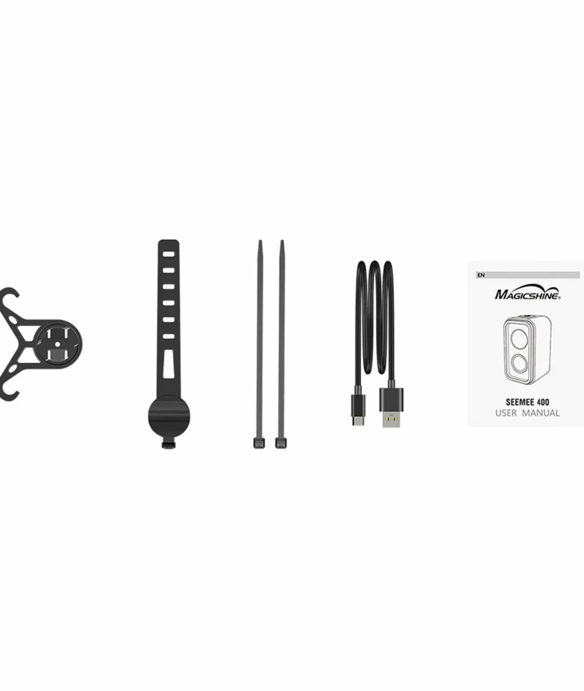 Magicshine SEEMEE 400 tylne światło rowerowe 400 lm optiTracing 360° czujnik hamowania ANT+ USB-C IPX6