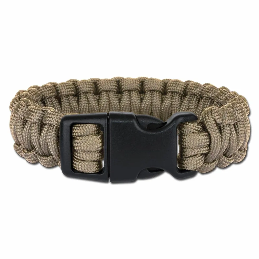 Mil-Tec Pasek na nadgarstek Paracord 22 mm czarny