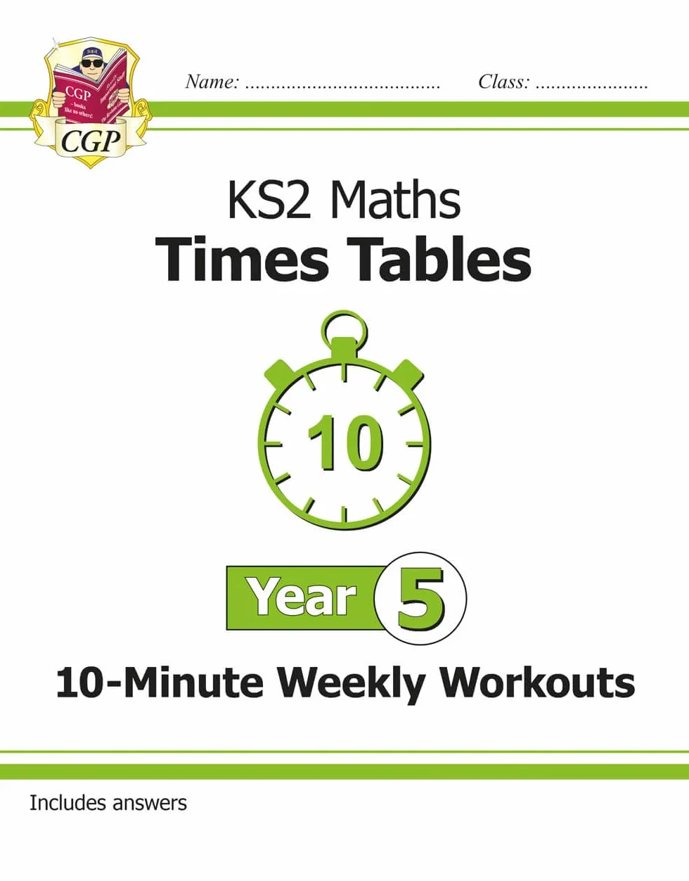 KS2 Year 5 Maths Times Tables 10-Minute Weekly Workouts