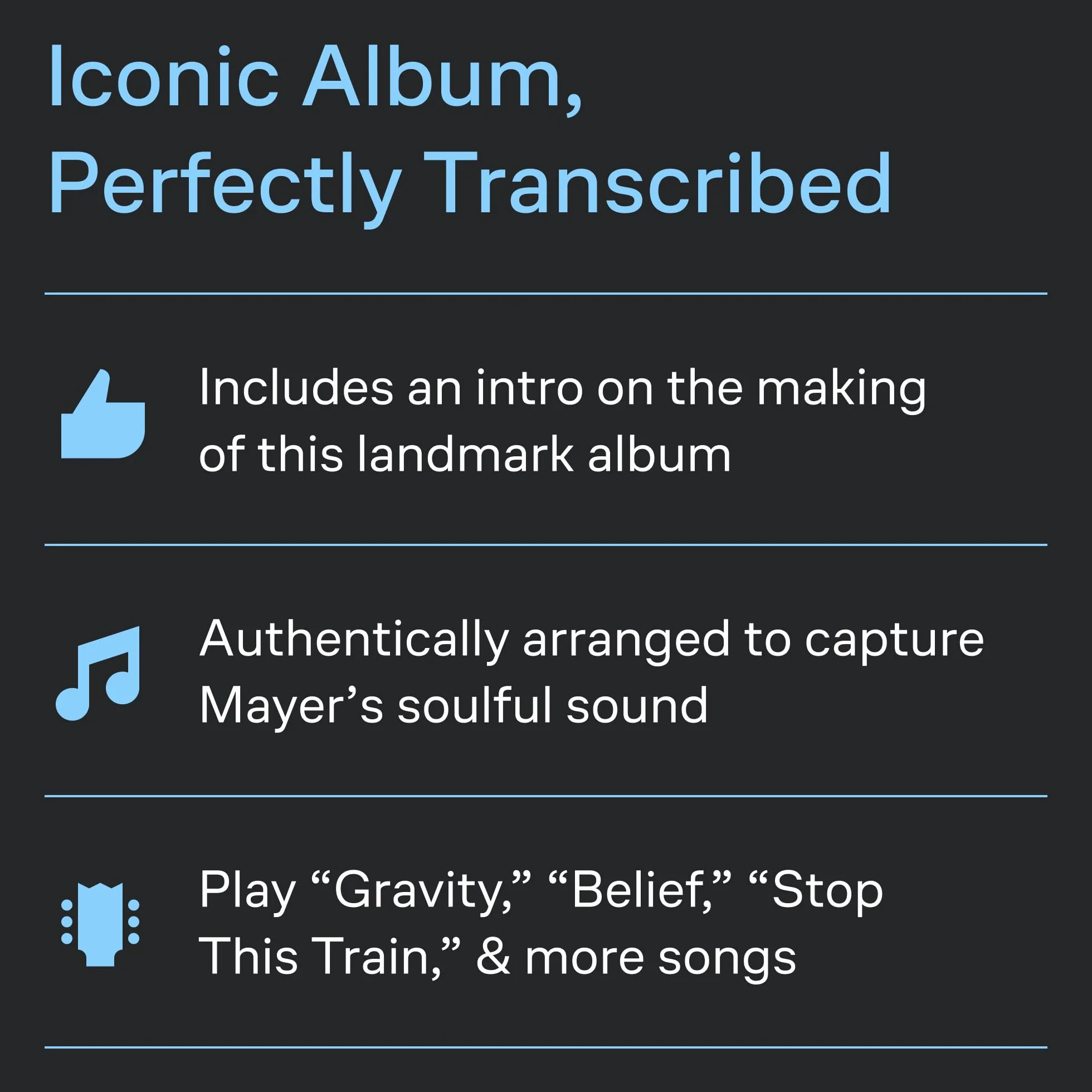 John mayer : continuum - play it like it is - guitar tab: Music by John Mayer