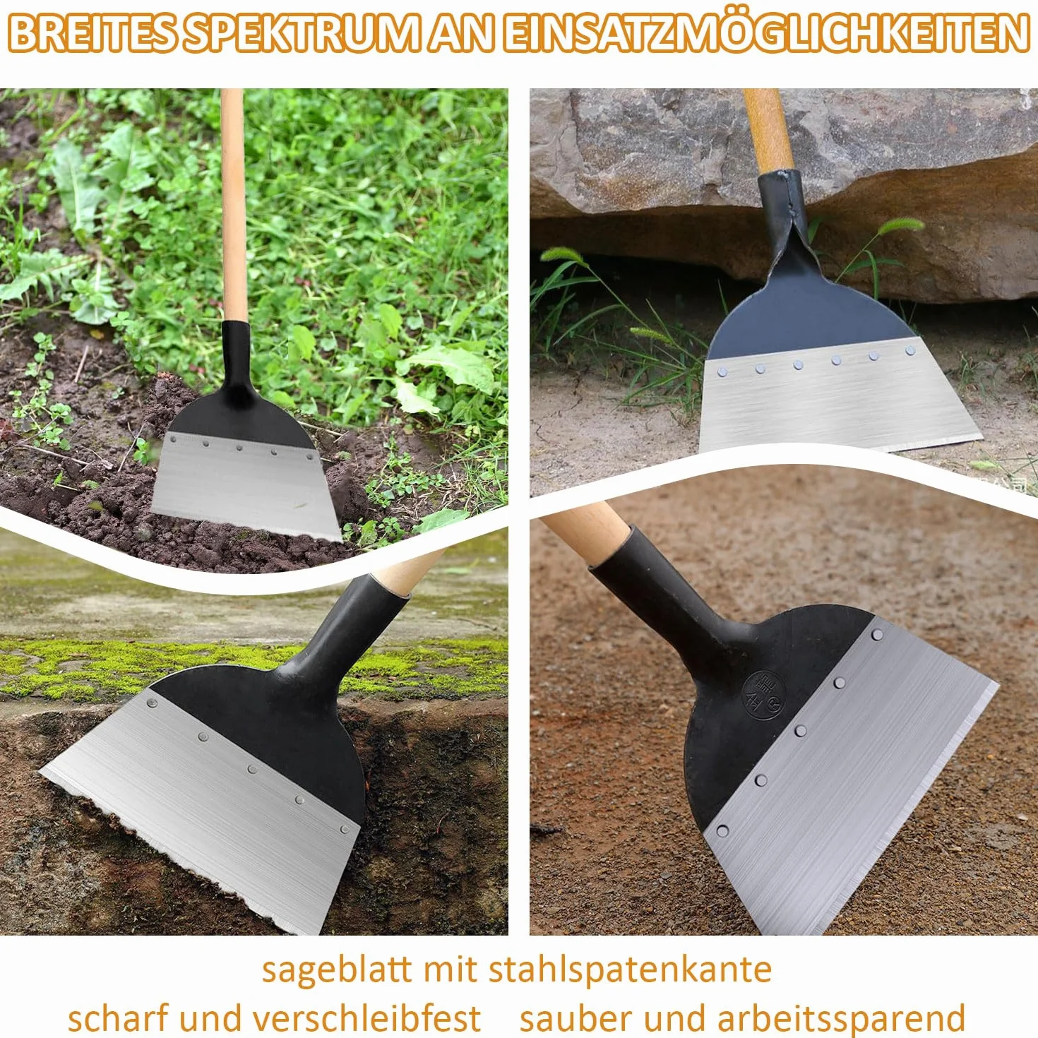 Wielofunkcyjna łopata do czyszczenia, szufla do czyszczenia ogrodu, wielofunkcyjna łopata ogrodowa, wielofunkcyjna osłona do czyszczenia, skrobak ogrodowy do usuwania lodu, piżmo