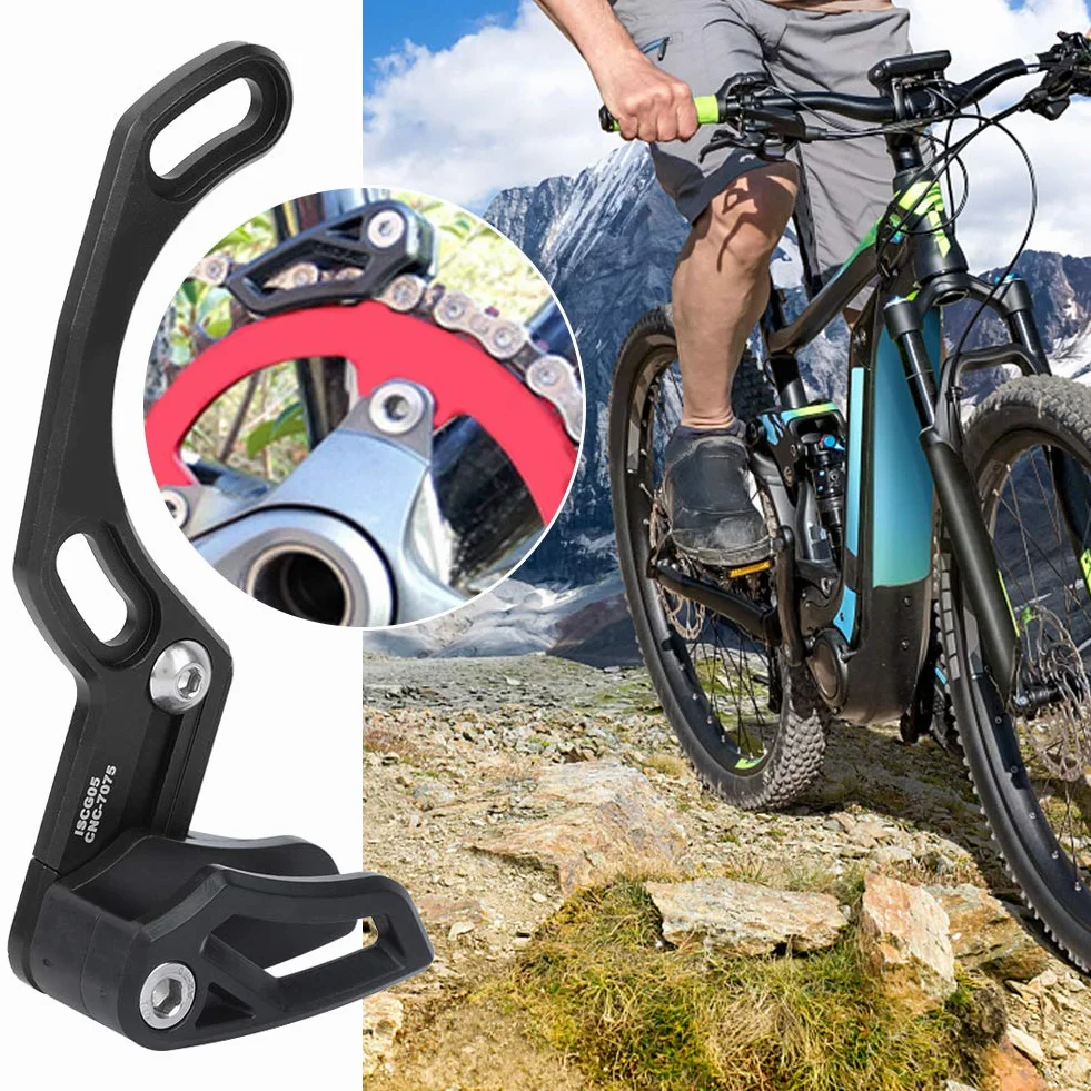Prowadnica łańcucha rowerowego z pojedynczym dyskiem, ultralekka osłona, bezpośredni montaż BB Mid Lock