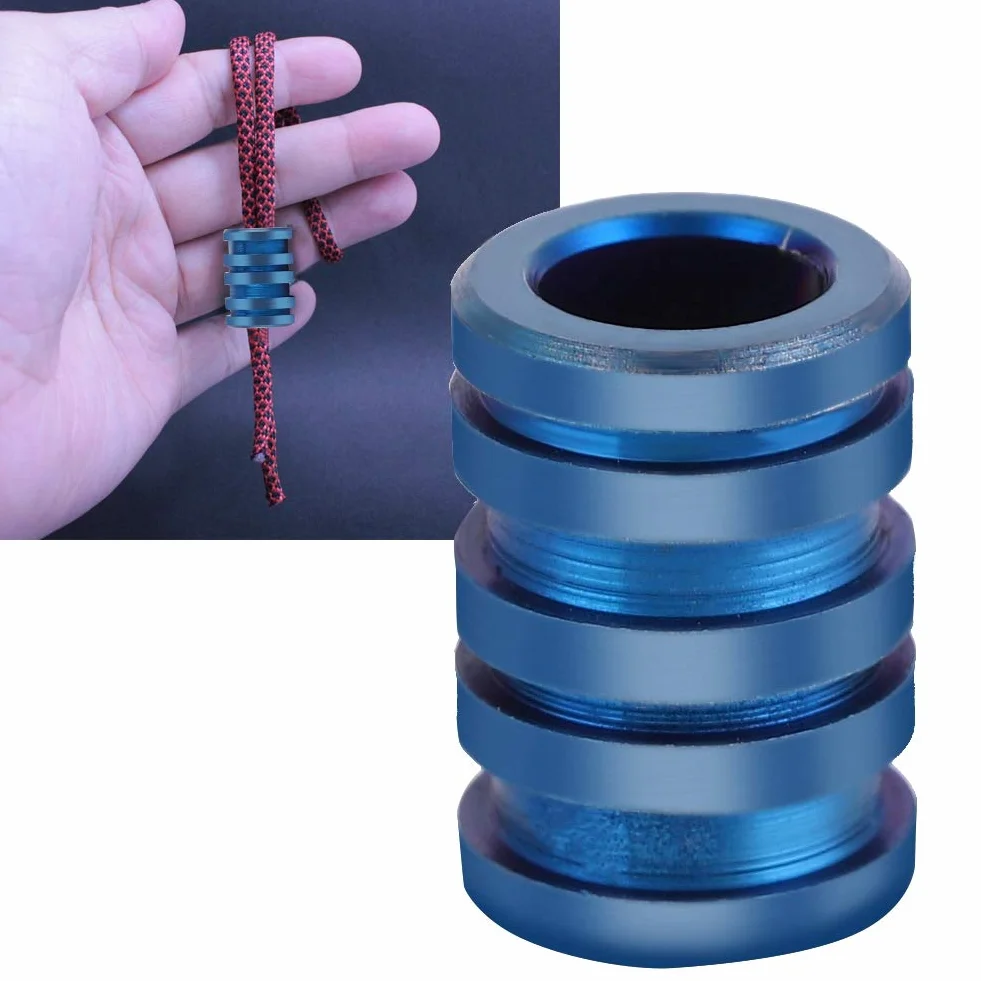 Paracord sznurek TC4 EDC ze stopu tytanu, duży rozmiar niebieski