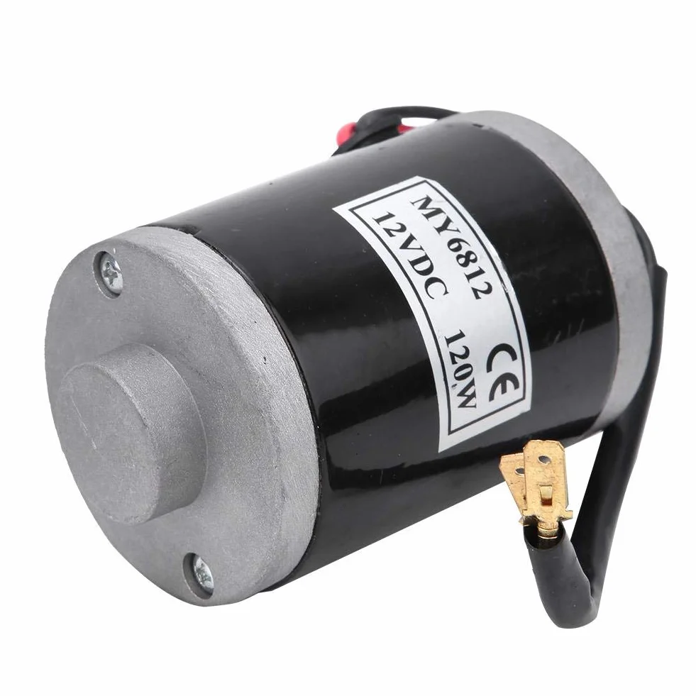 My6812 silnik elektryczny szczotkowany 12 V 120 W mały duża prędkość akcesorium do skutera E roweru
