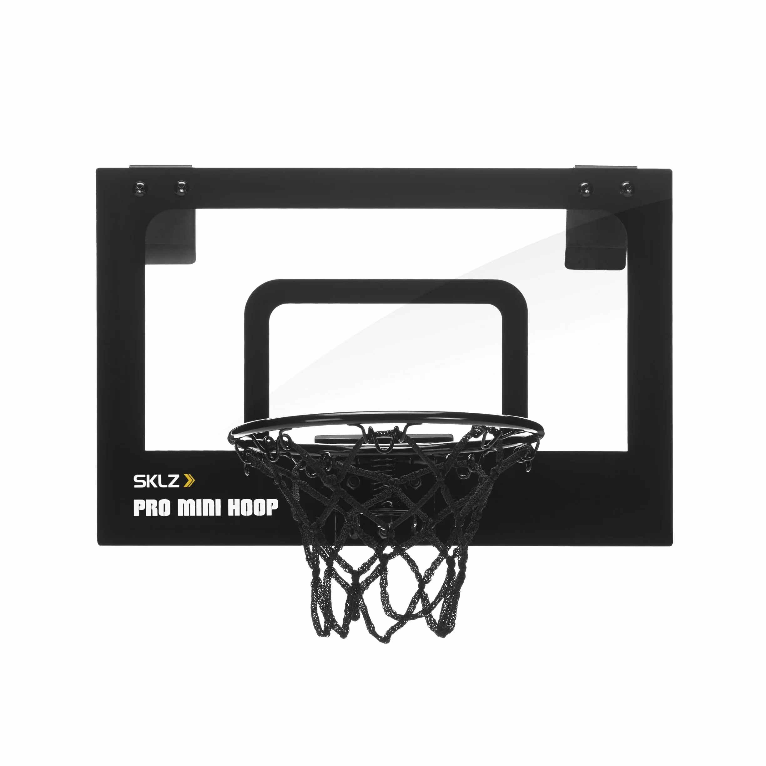 SKLZ Pro Mini obręcz do koszykówki - wewnętrzna obręcz do koszykówki z piłką