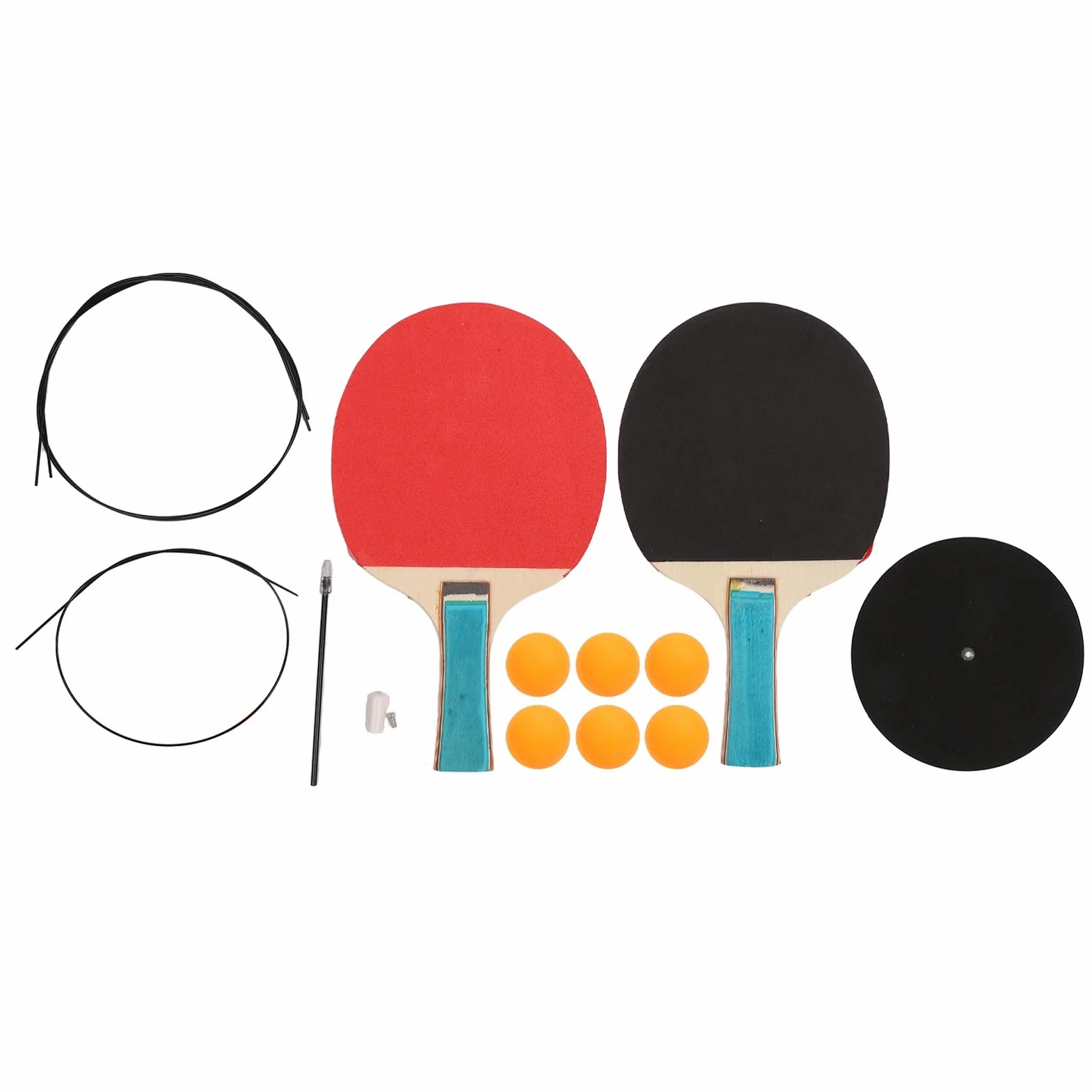 ANGGREK Trenażer do Tenisa Stołowego Pong Ball Trainer Set Elastyczny Wałek Podstawa Stal Nierdzewna
