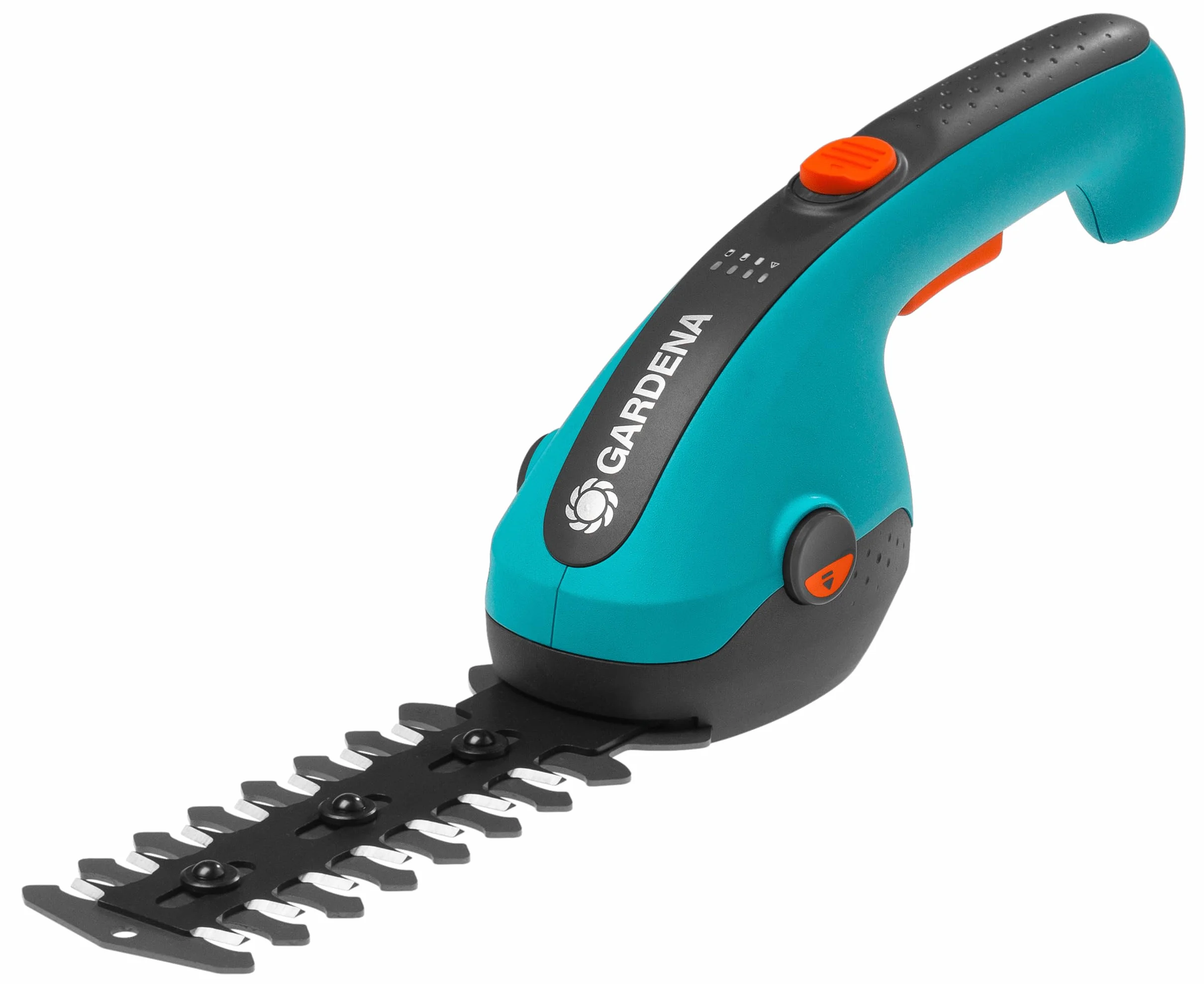 Gardena zestaw nożyc akumulatorowych do przycinania trawy i krzewów ClassicCut Li: Nożyce do kraw. trawników i przycinak do krzewów, uchwyt ze wskaź. naład. LED, zmiana noży b. narz. (9885-20)