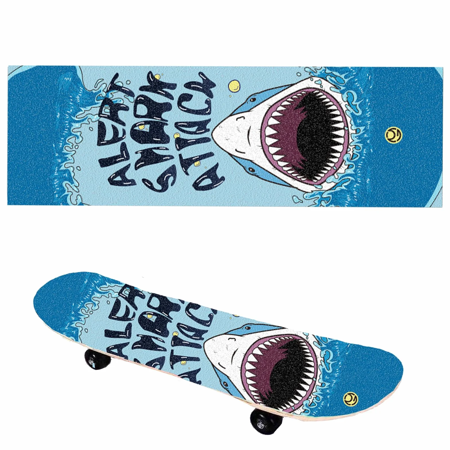 Deskorolka Griptape antypoślizgowa papier piaskowy do longboardów deskorolek wyczynowych styl rekina