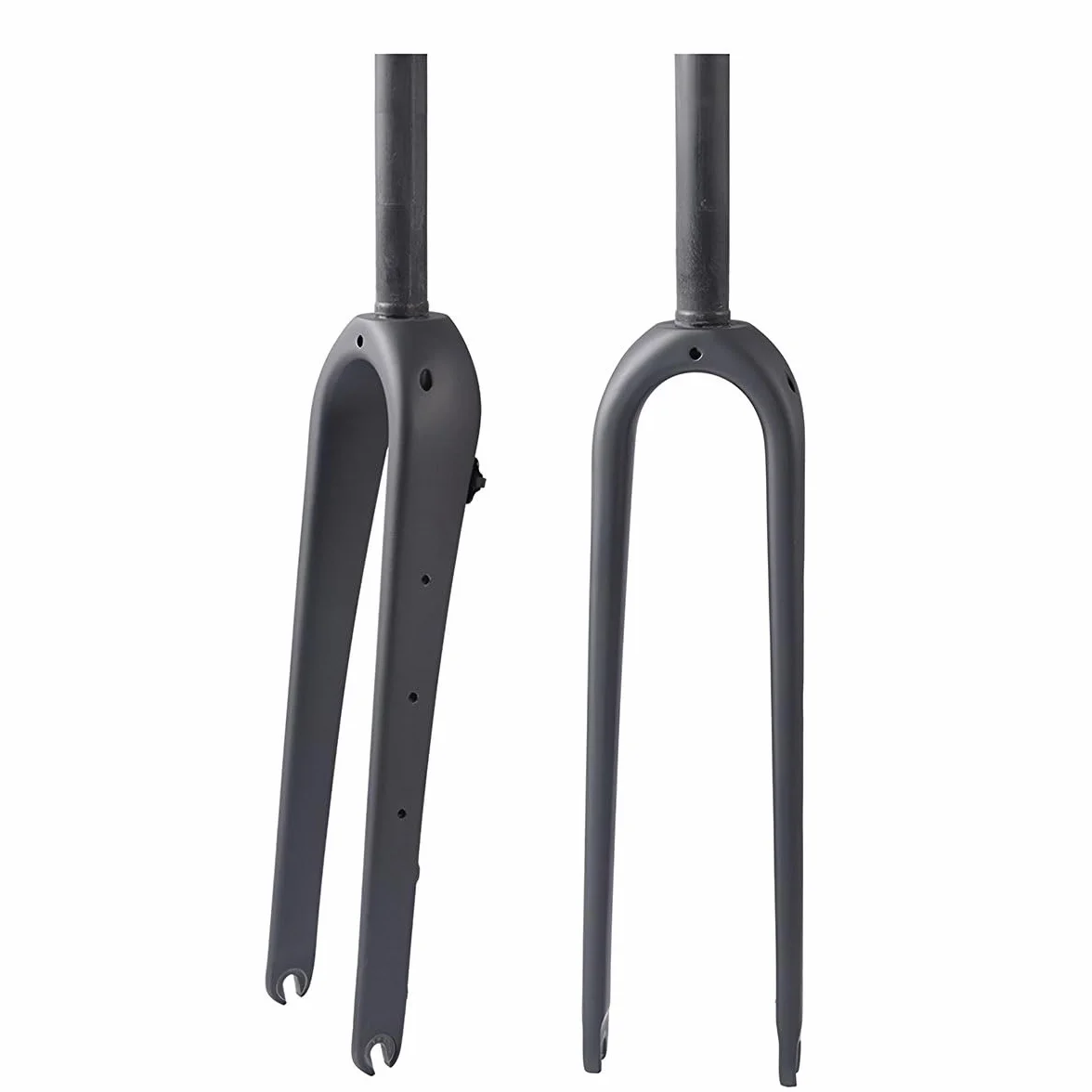 Szosowy rower gravel z włókna węglowego 700C, QR 9x100 mm, rura 1-1/8", 28,6 mm, przedni sztywny do opon 55C