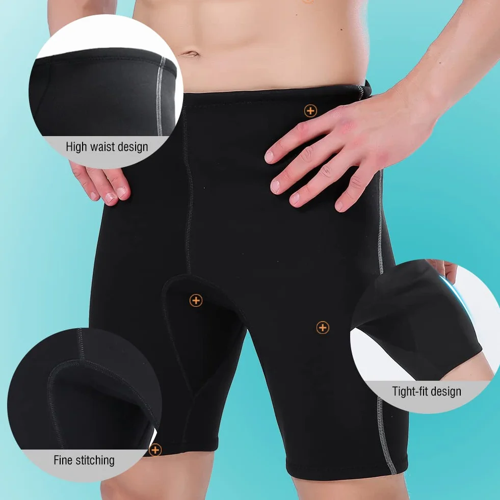 Kombinezon neoprenowy szorty – 2 mm, neoprenowy, unisex, do nurkowania, spodnie neoprenowe