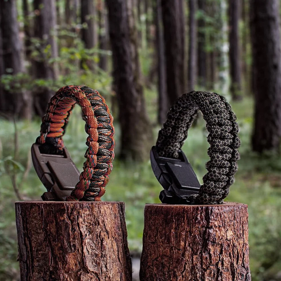 Paracord 550 lb 7-żyłowa lina spadochronowa typu III 100 stóp 4 mm nylonowa linka biwakowa Kamuflaż leśny