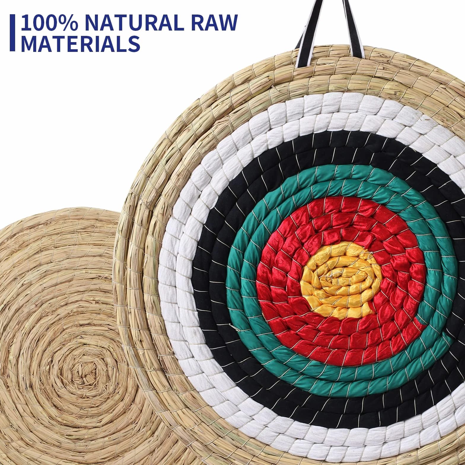 Tarcza łucznicza 50 cm 3-warstwowa tradycyjna ręcznie robiona cel ze słomy