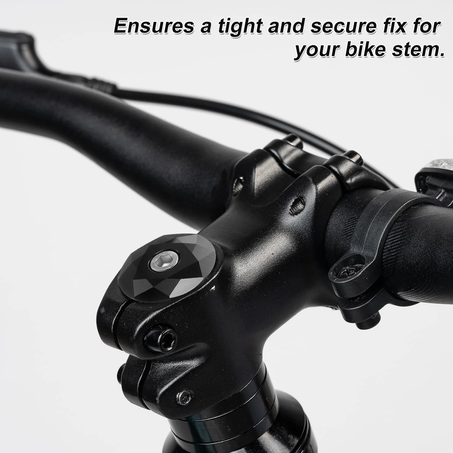 QUARKZMAN 1 1/4" OD górna pokrywa hamulca kierownicy ze stopu aluminium do rowerów górskich MTB czarna