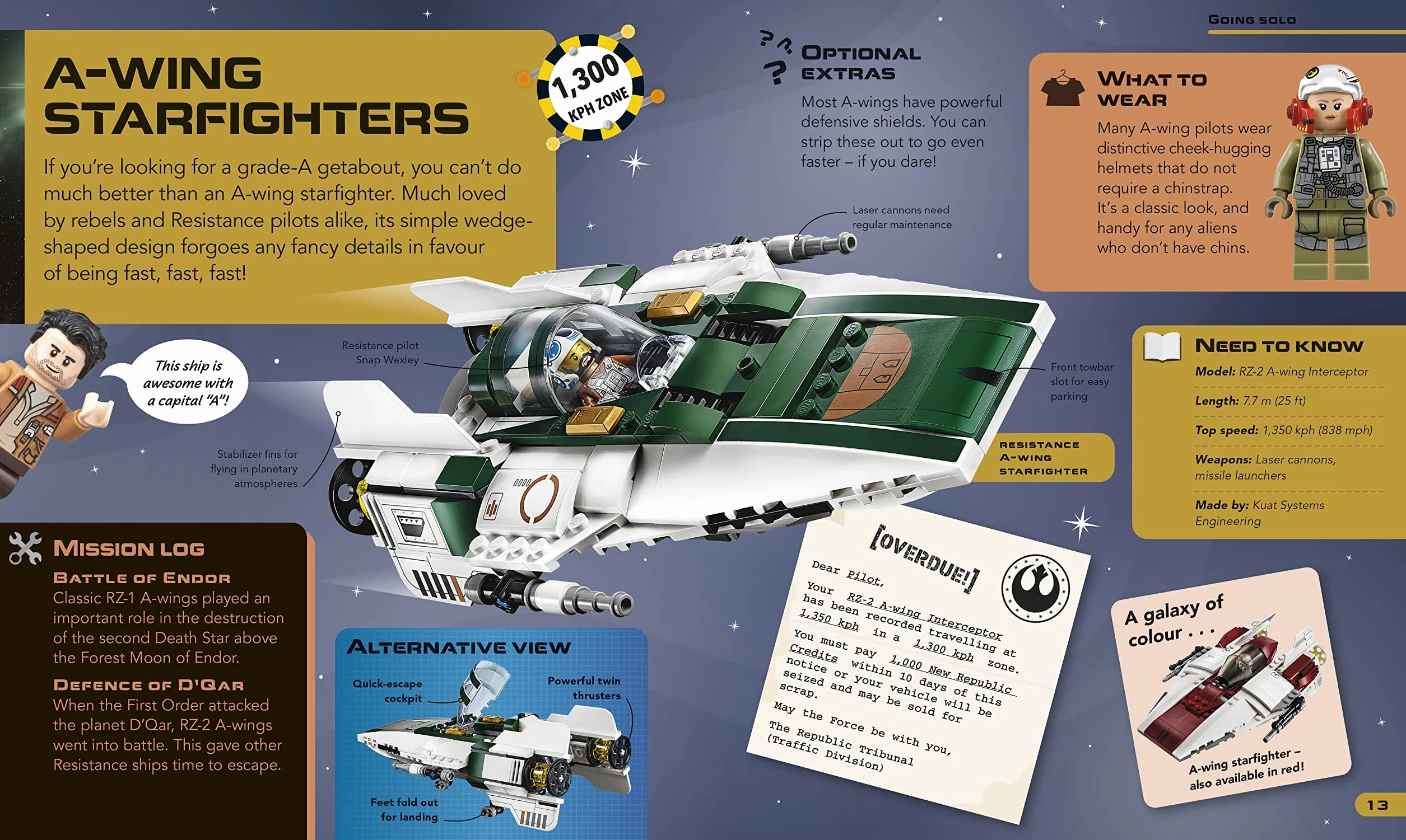 LEGO Star Wars Awesome Vehicles: With Poe Dameron Minifigure and Accessory