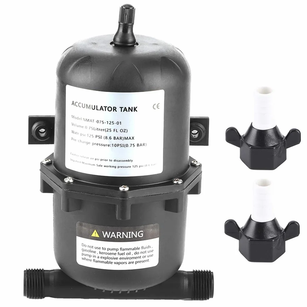 Zbiornik ciśnieniowy 0,75 l 125PSI Wodoodporny zamiennik do łodzi Marine RV