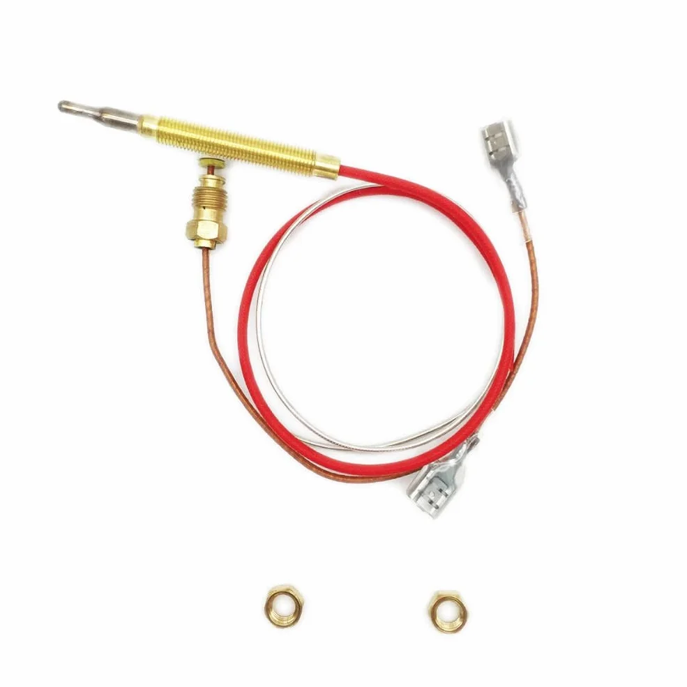 MeTer Star Termopara do gazowego ogrzewania tarasowego z gwintem łbowym M6 x 0,75, nakrętki przyłączeniowe M8 x 1,41 cm długości