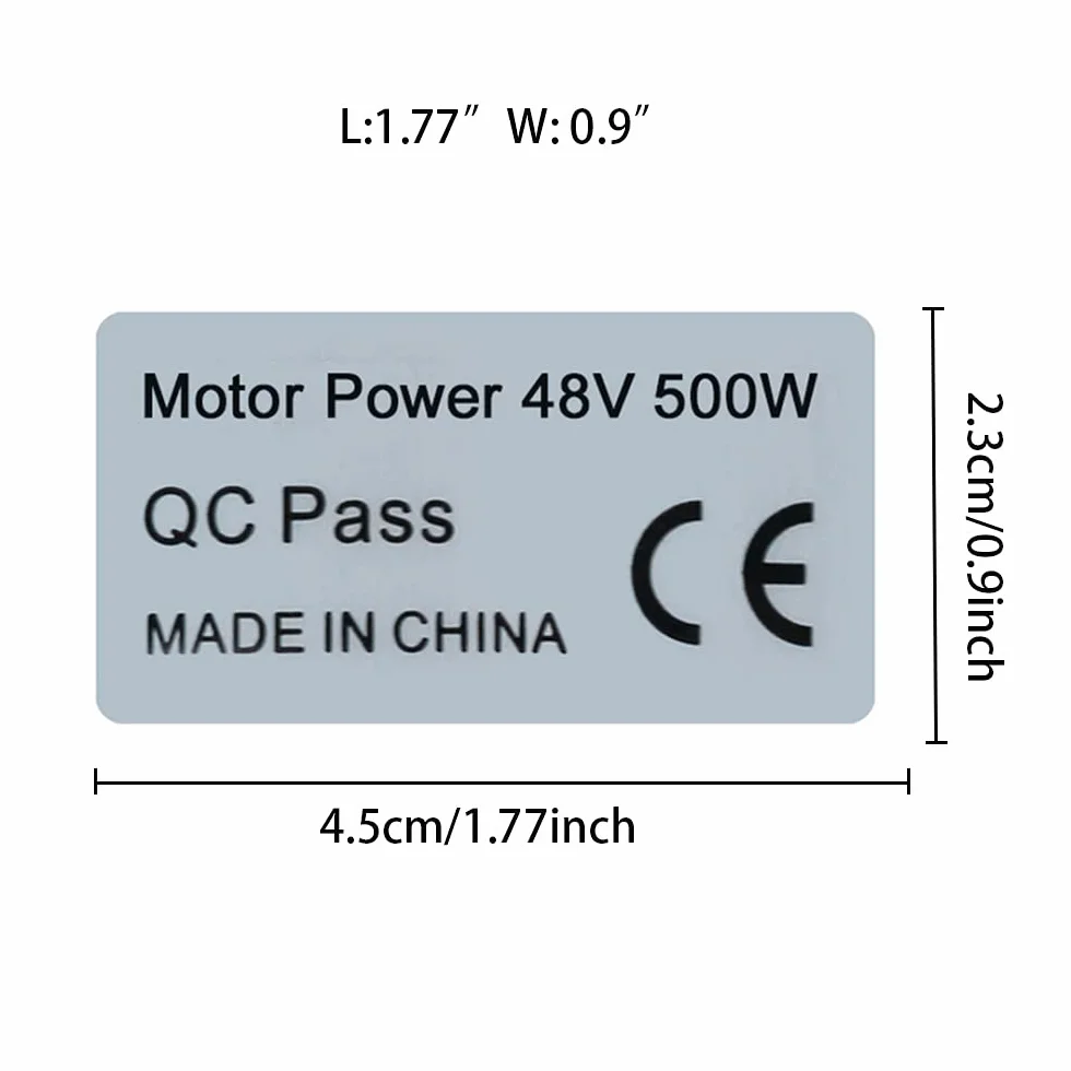 Naklejka CE na silnik elektryczny 36 V 48 V 250 W 500 W do Bafang BBS01 BBS02 BBSHD zestaw do konwersji roweru elektrycznego