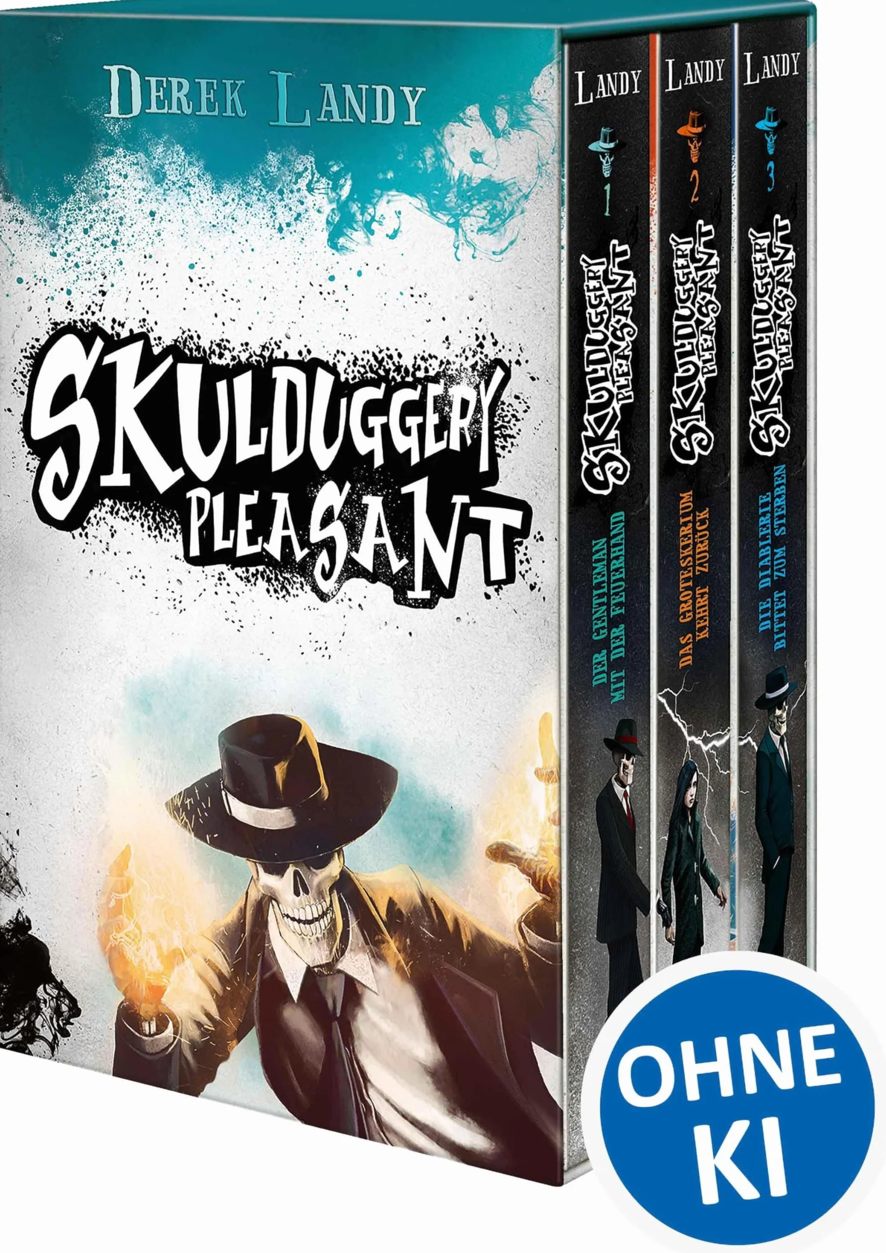 Skulduggery Pleasant, Bände 1-3: Geschenkschuber