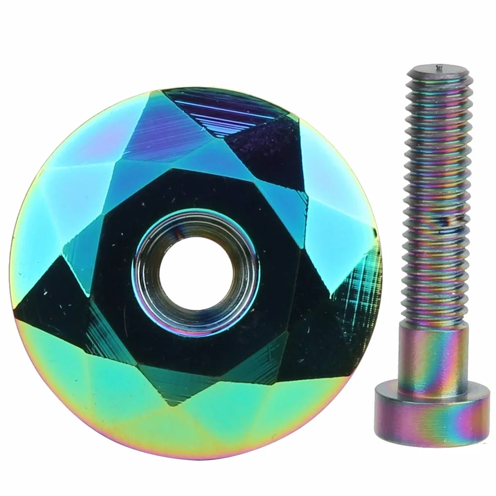 Headset Top Cap Zestaw Sterów Rowerowych 28,6mm Titanizing Osłona Przedniego Widelca