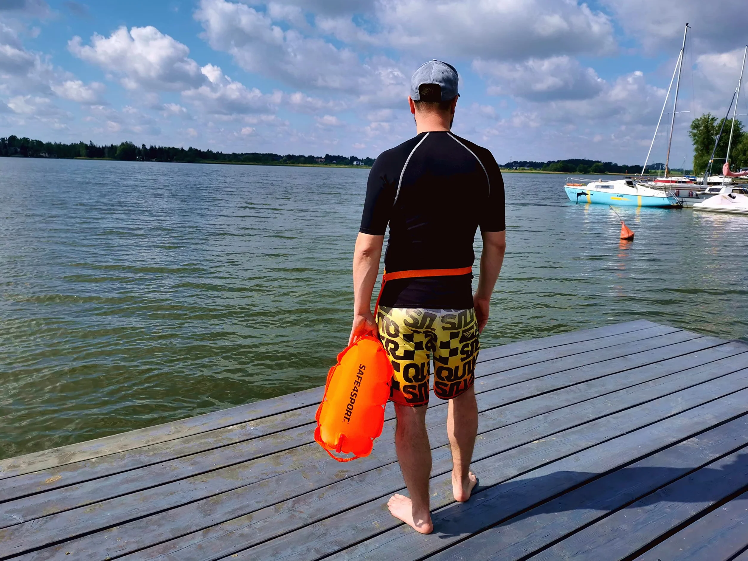SAFE4SPORT ClasicSwimmer dmuchana bojka asekuracyjna do pływania