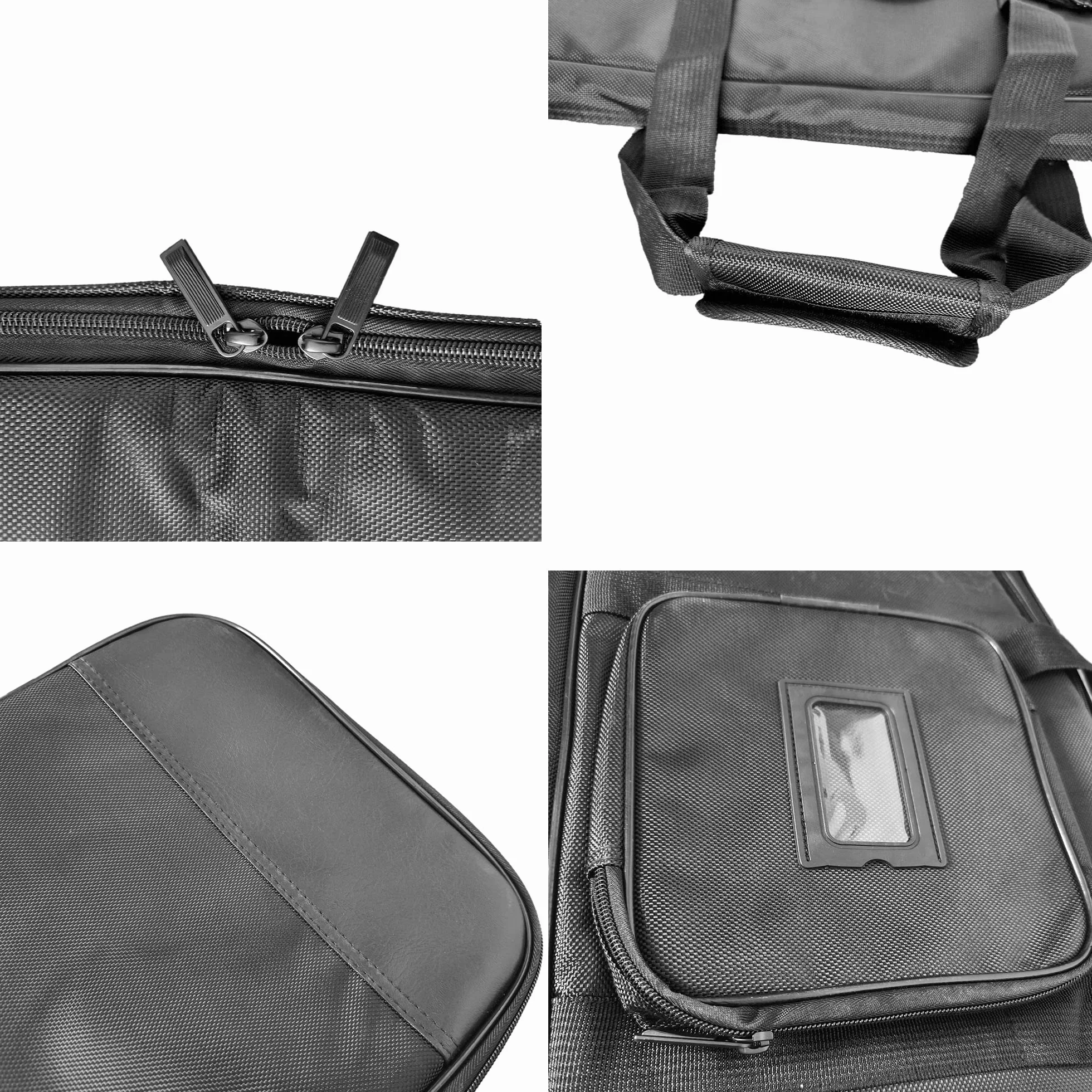 LEONARK HEMA Bag 142 cm – plecak ochronny z podwójnym uchwytem, tkanina Oxford 1680D, mieści 2 miecze, kieszeń na akcesoria, przezroczysta kieszeń na karty, czarna