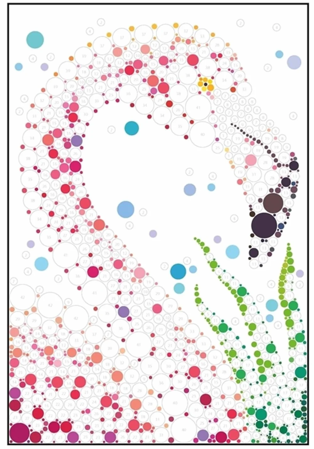 Sticker Dots: Nature: Stunning Sticker by Numbers Challenges