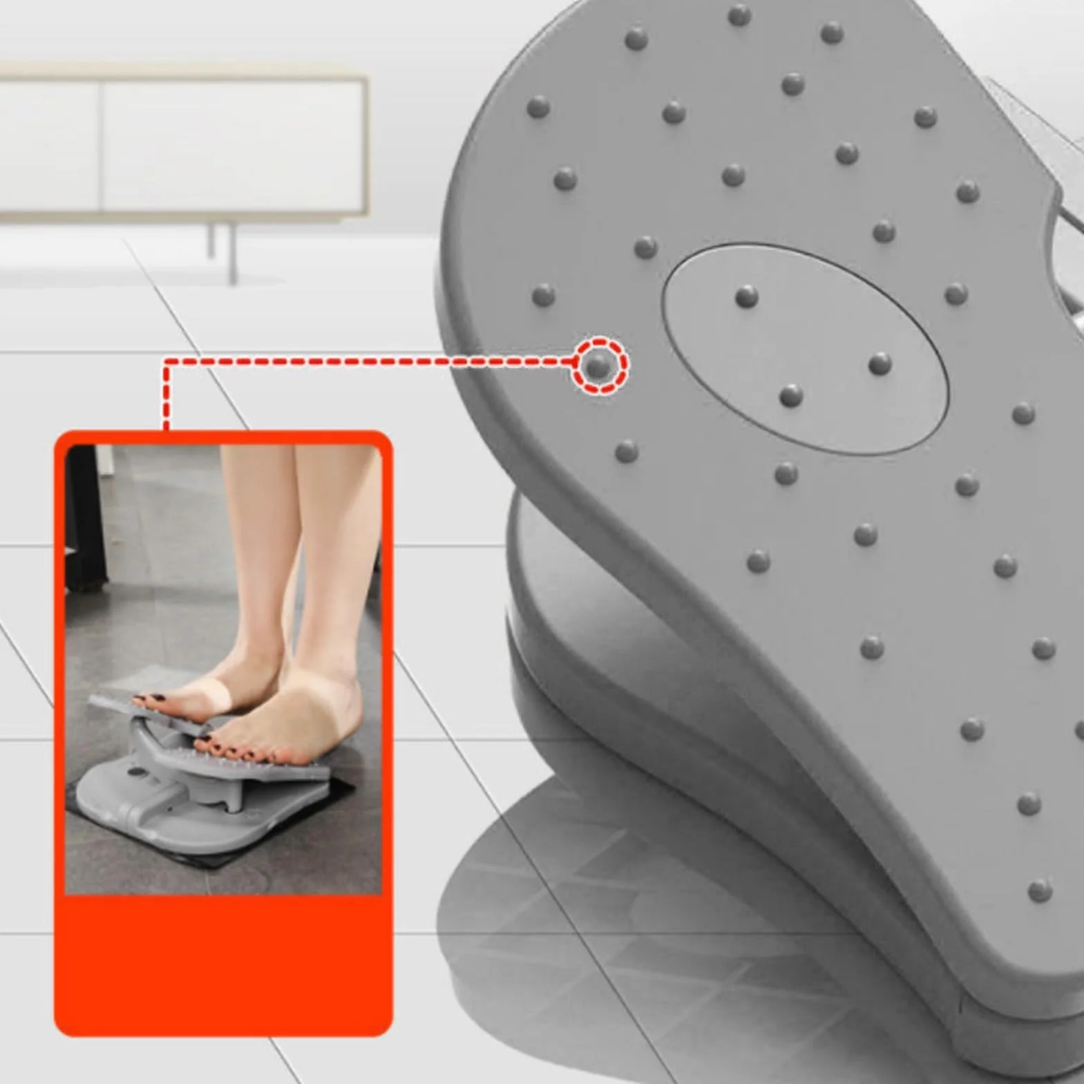 Stepper fitness składany pedał nożny do ćwiczeń mini stepper