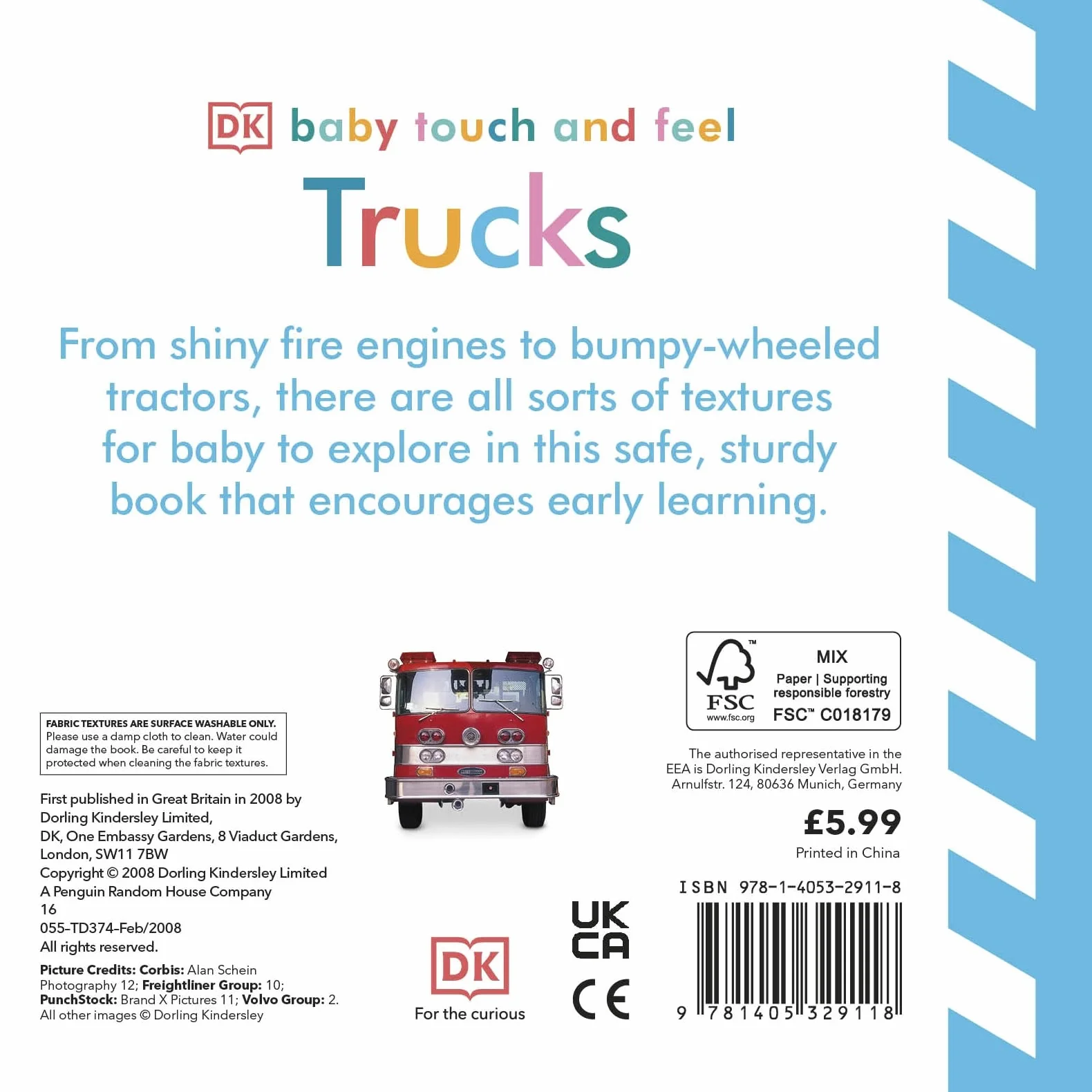 Baby Touch and Feel Trucks: An Interactive Big Machines Board Book