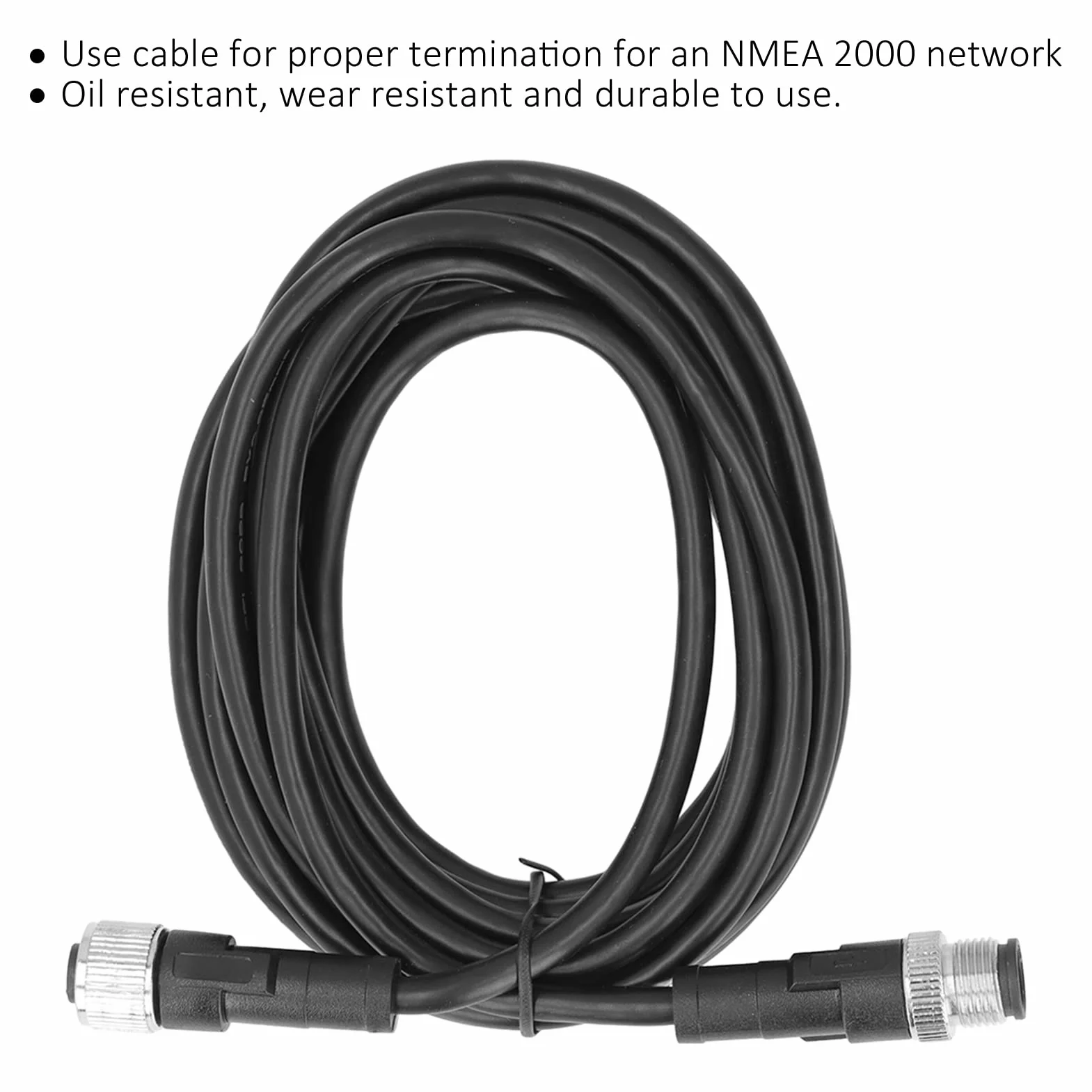 Przedłużacz KIMISS, Kabel Opadowy Szkieletu łodzi do NMEA 2000 Zamiennik dla Garmin Lowrance Simrad B & G Navico Networks(4 metry)