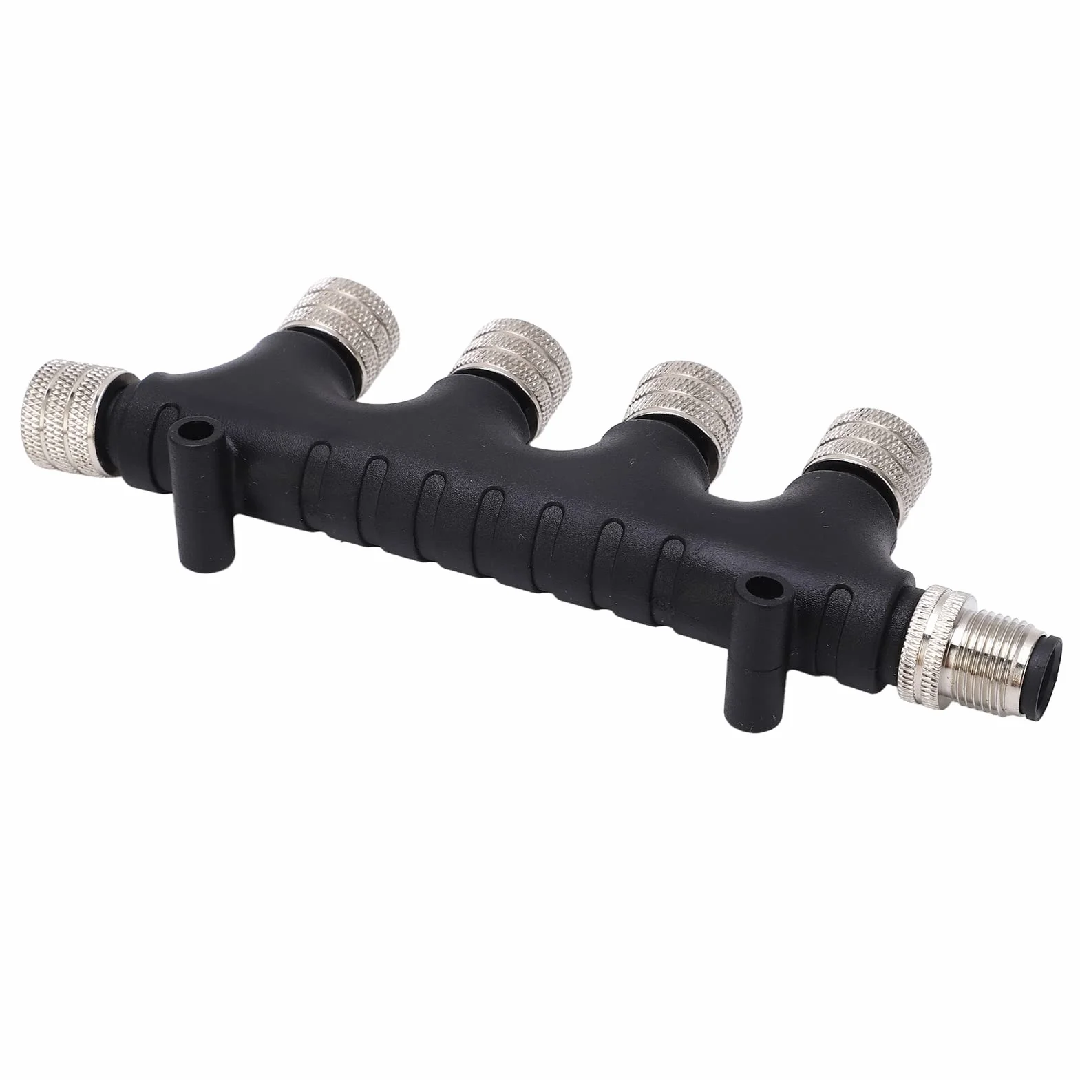 Złącze NMEA 2000 T 5-pinowe Wodoodporne Kable Szkieletowe IP67 4-portowy Wieloportowy Terminator Trójnikowy Morski GPS Akcesoria do Sieci Lowrance Elektronika łodzi